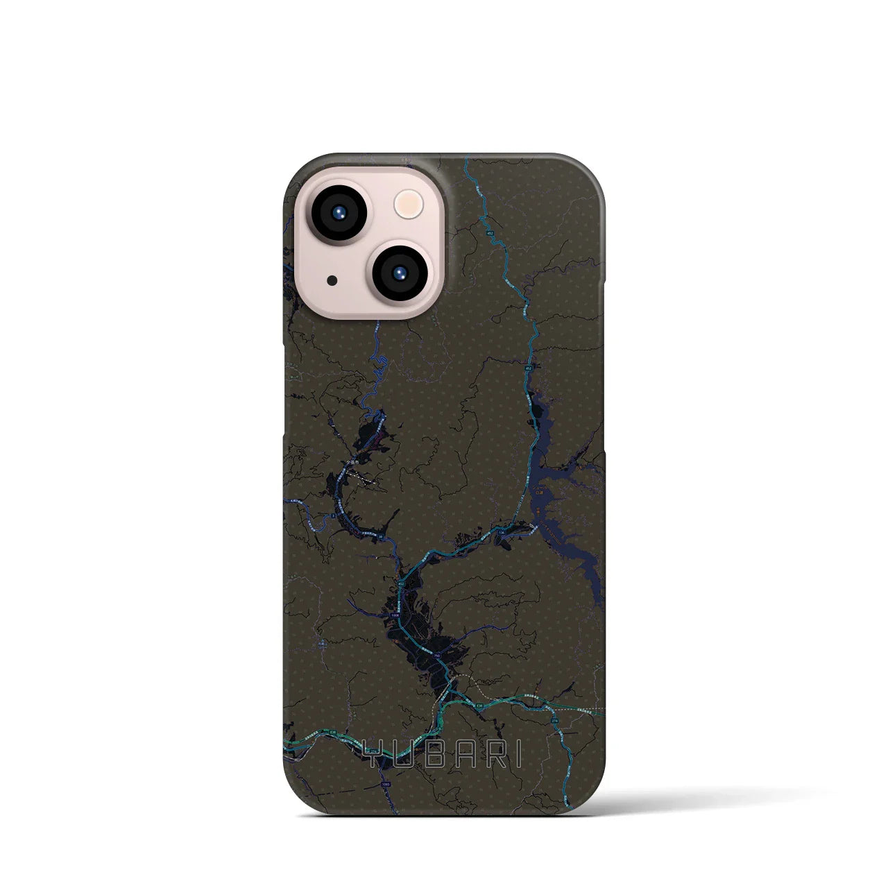 【夕張(北海道)】地図柄iPhoneケース(バックカバータイプ)