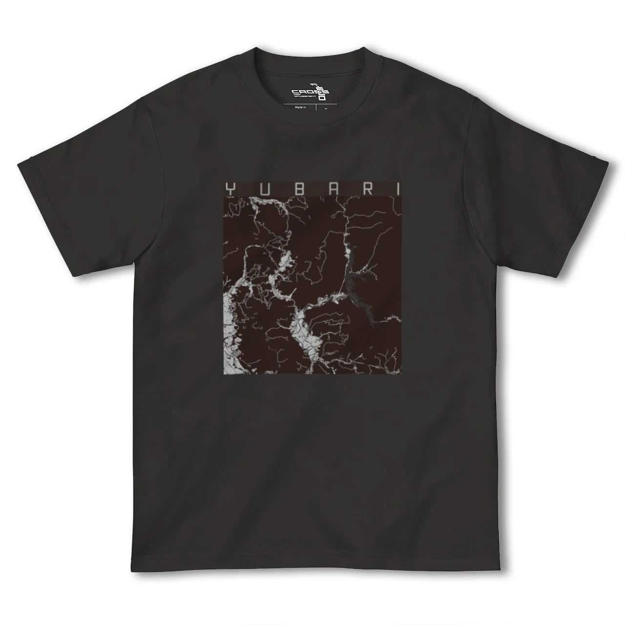 【夕張(北海道)】地図柄ヘビーウェイトTシャツ