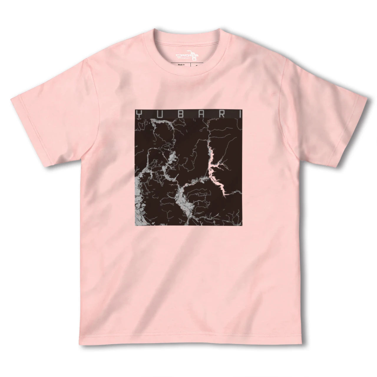 【夕張(北海道)】地図柄ヘビーウェイトTシャツ