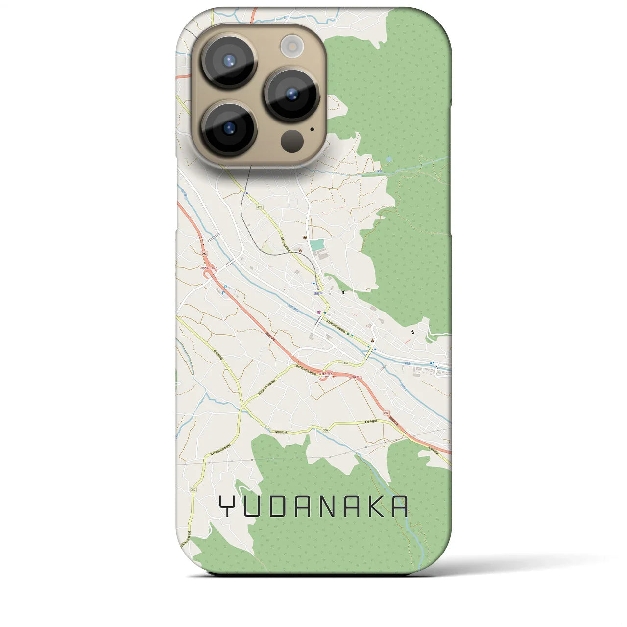 【湯田中(長野県)】地図柄iPhoneケース(バックカバータイプ)