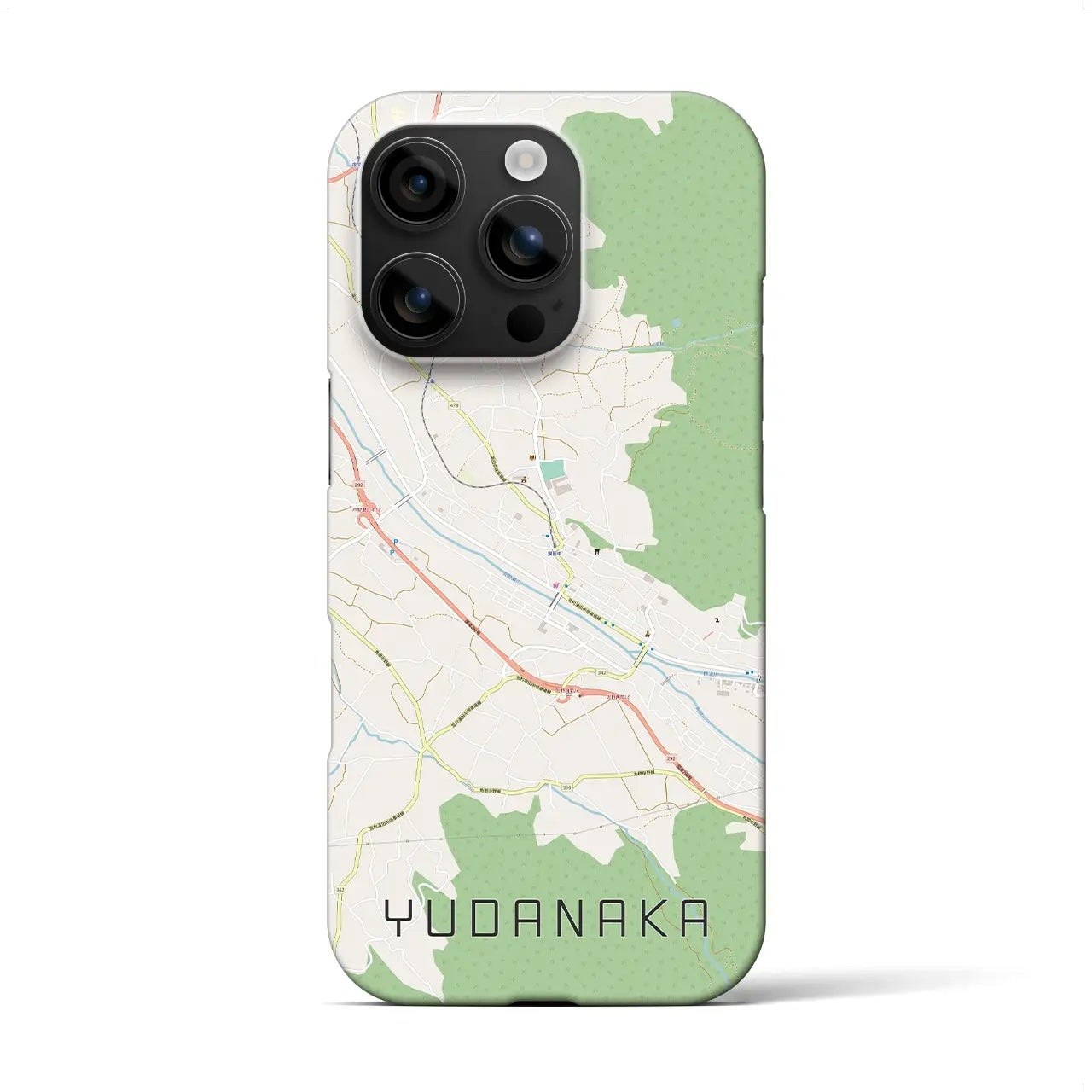 【湯田中(長野県)】地図柄iPhoneケース(バックカバータイプ)