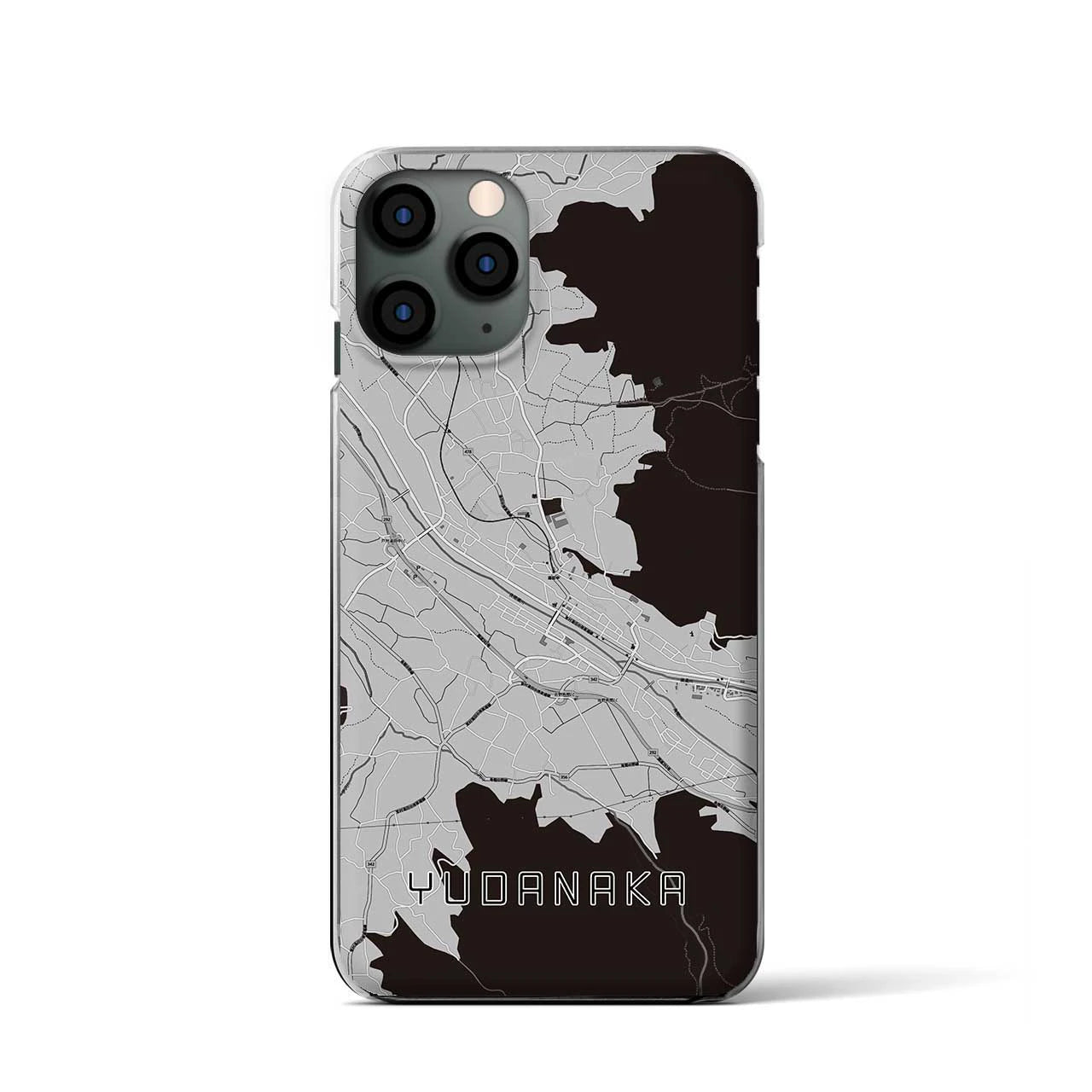 【湯田中(長野県)】地図柄iPhoneケース(クリアタイプ)