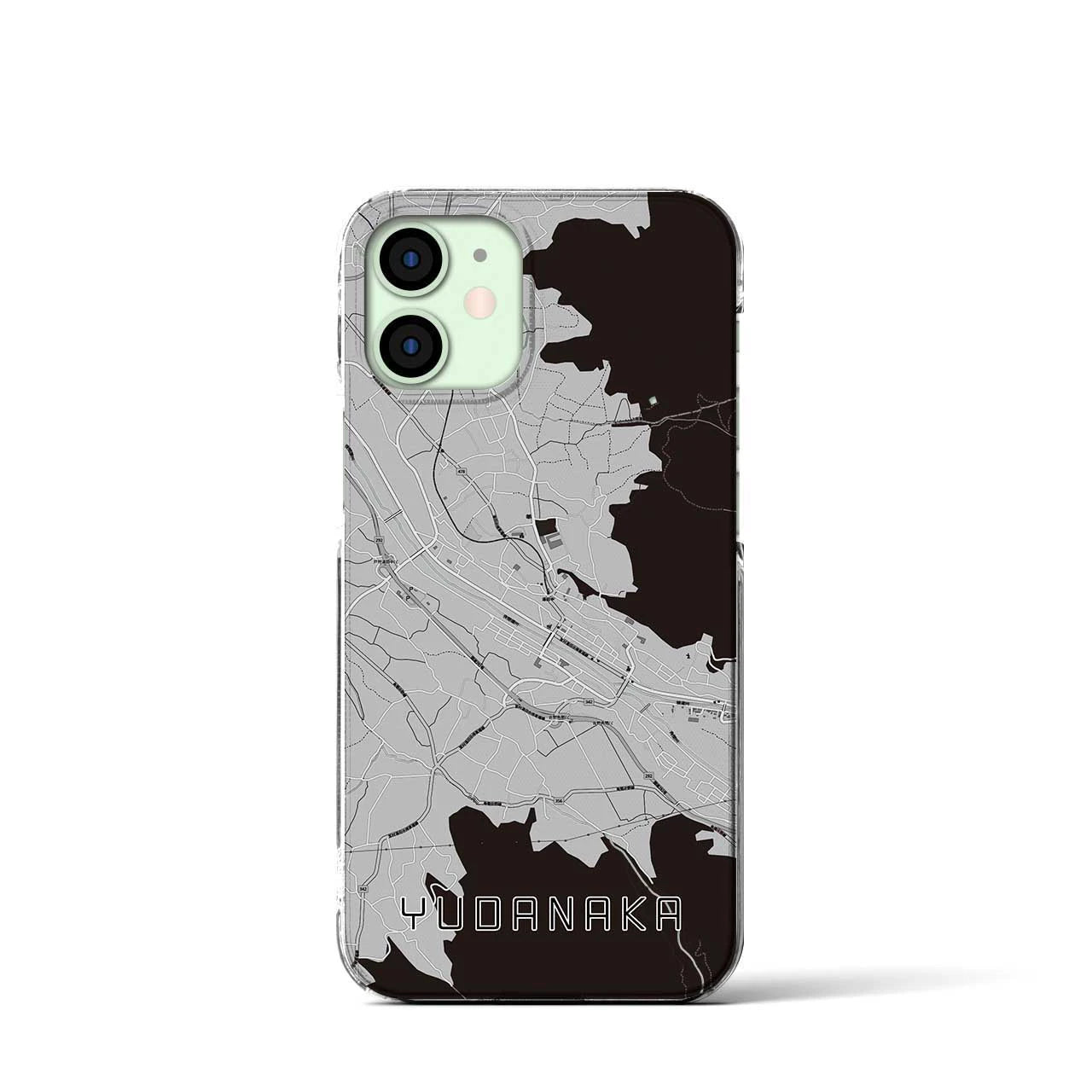 【湯田中(長野県)】地図柄iPhoneケース(クリアタイプ)