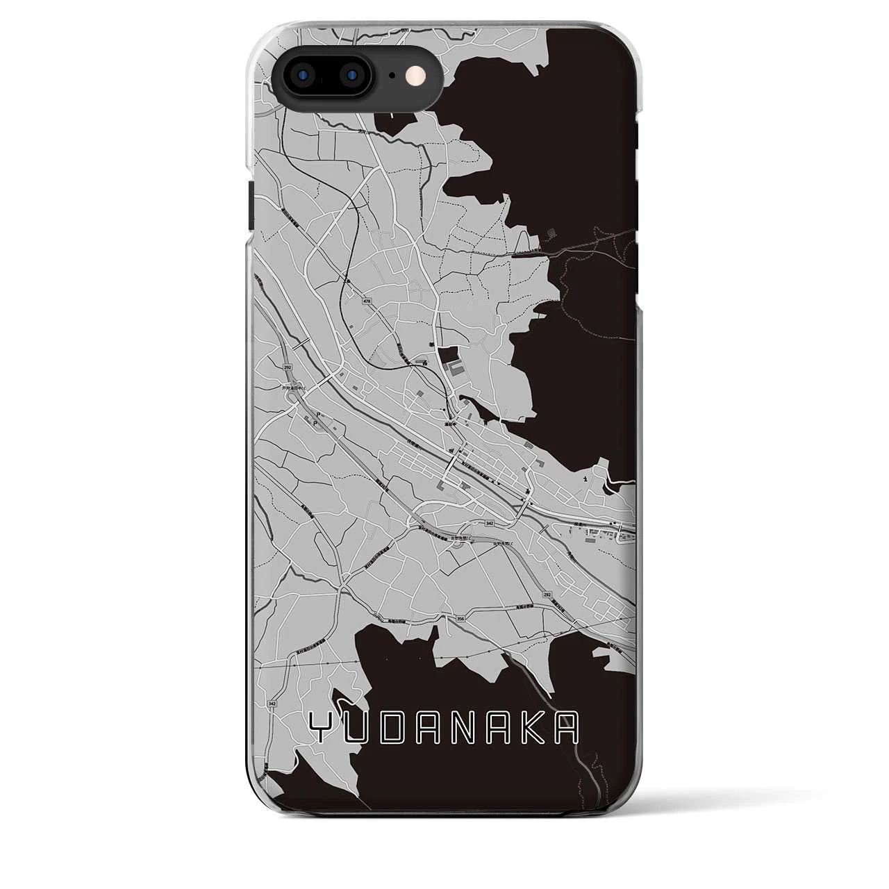【湯田中(長野県)】地図柄iPhoneケース(クリアタイプ)