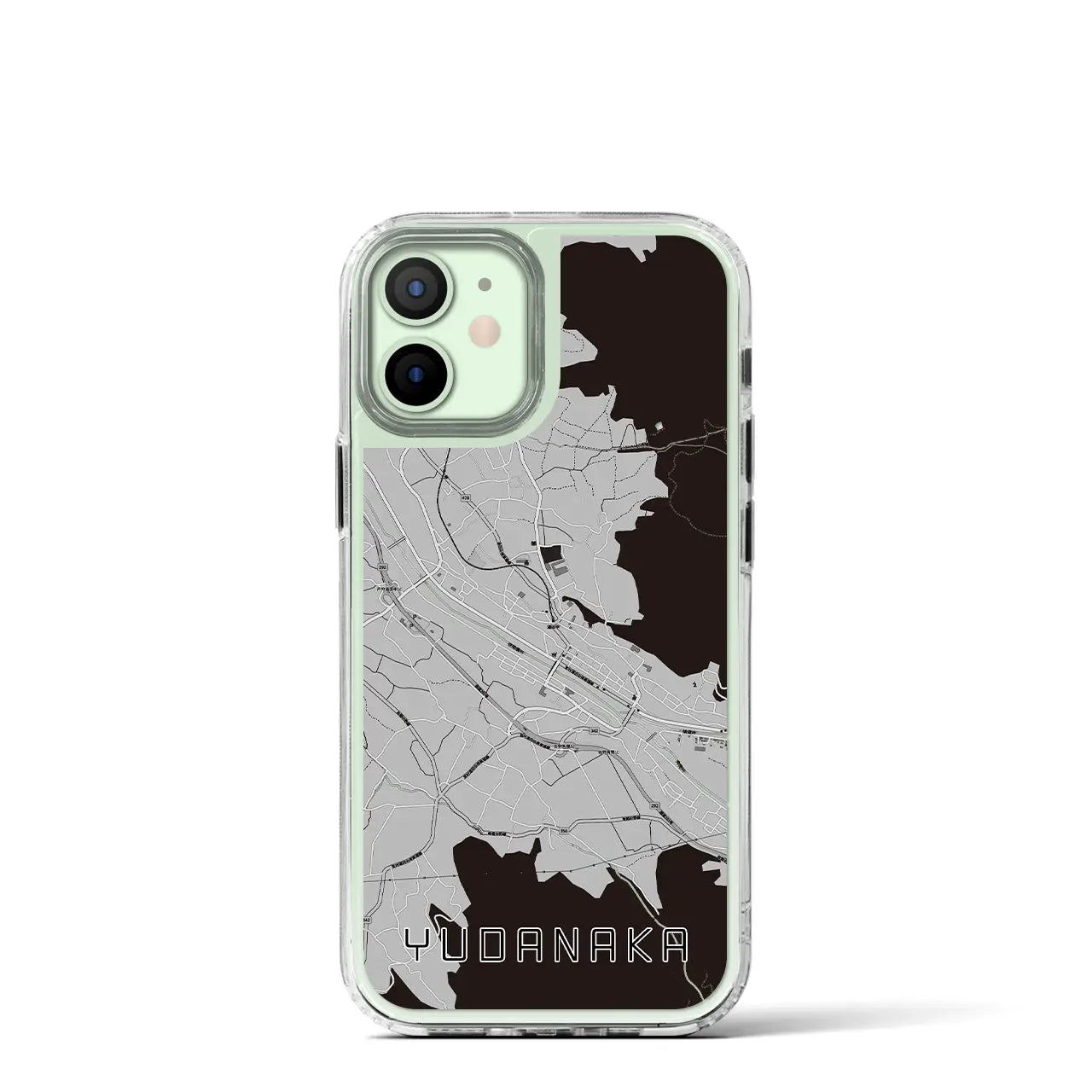 【湯田中(長野県)】地図柄iPhoneケース(MagSafeタイプ)