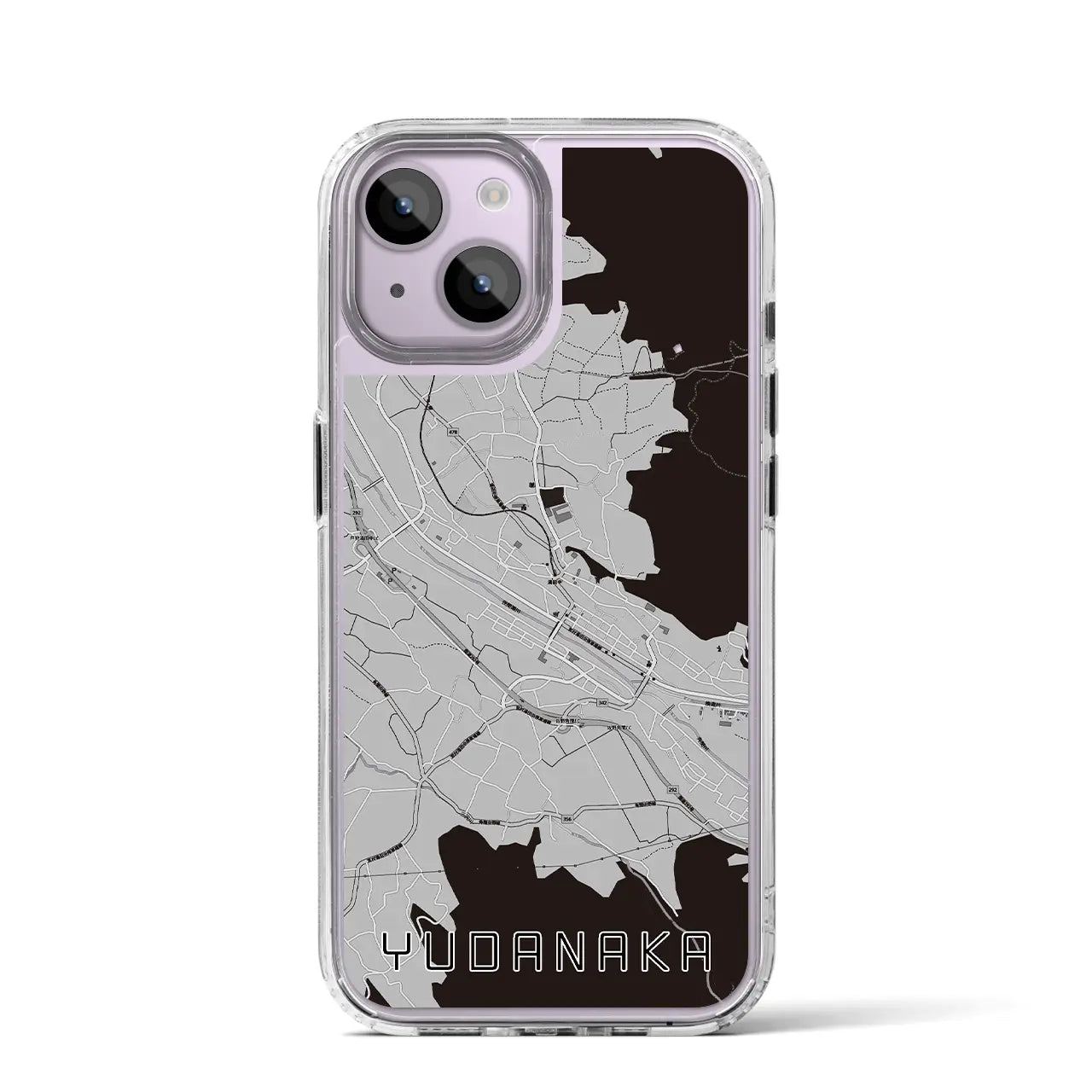 【湯田中(長野県)】地図柄iPhoneケース(MagSafeタイプ)