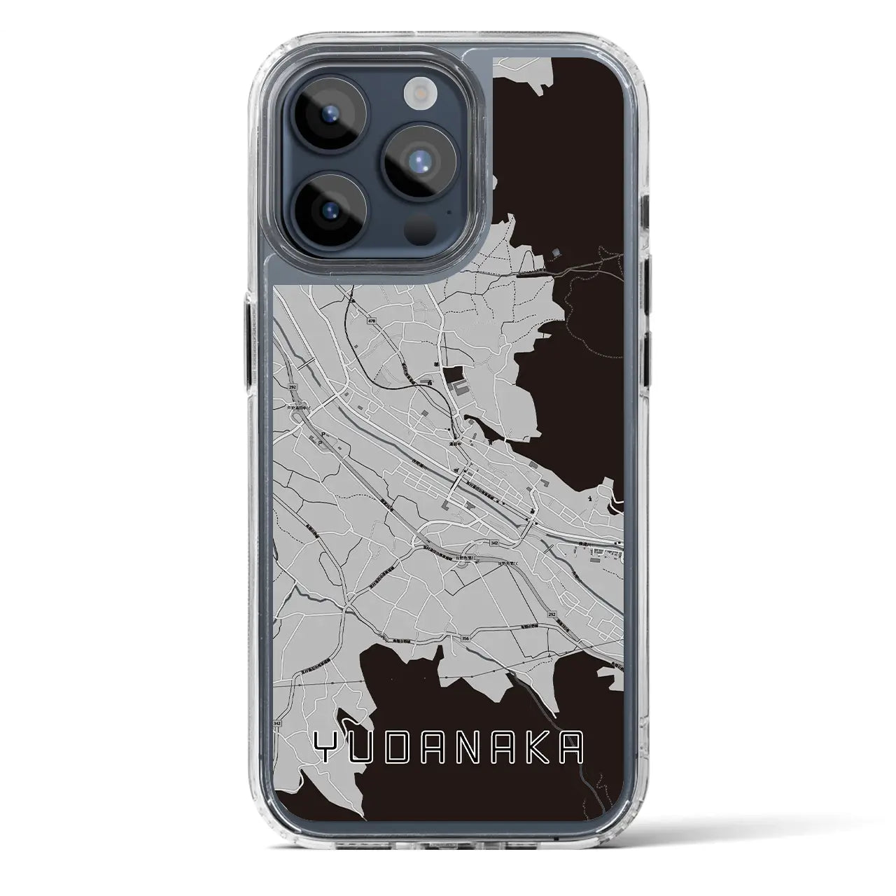 【湯田中(長野県)】地図柄iPhoneケース(MagSafeタイプ)