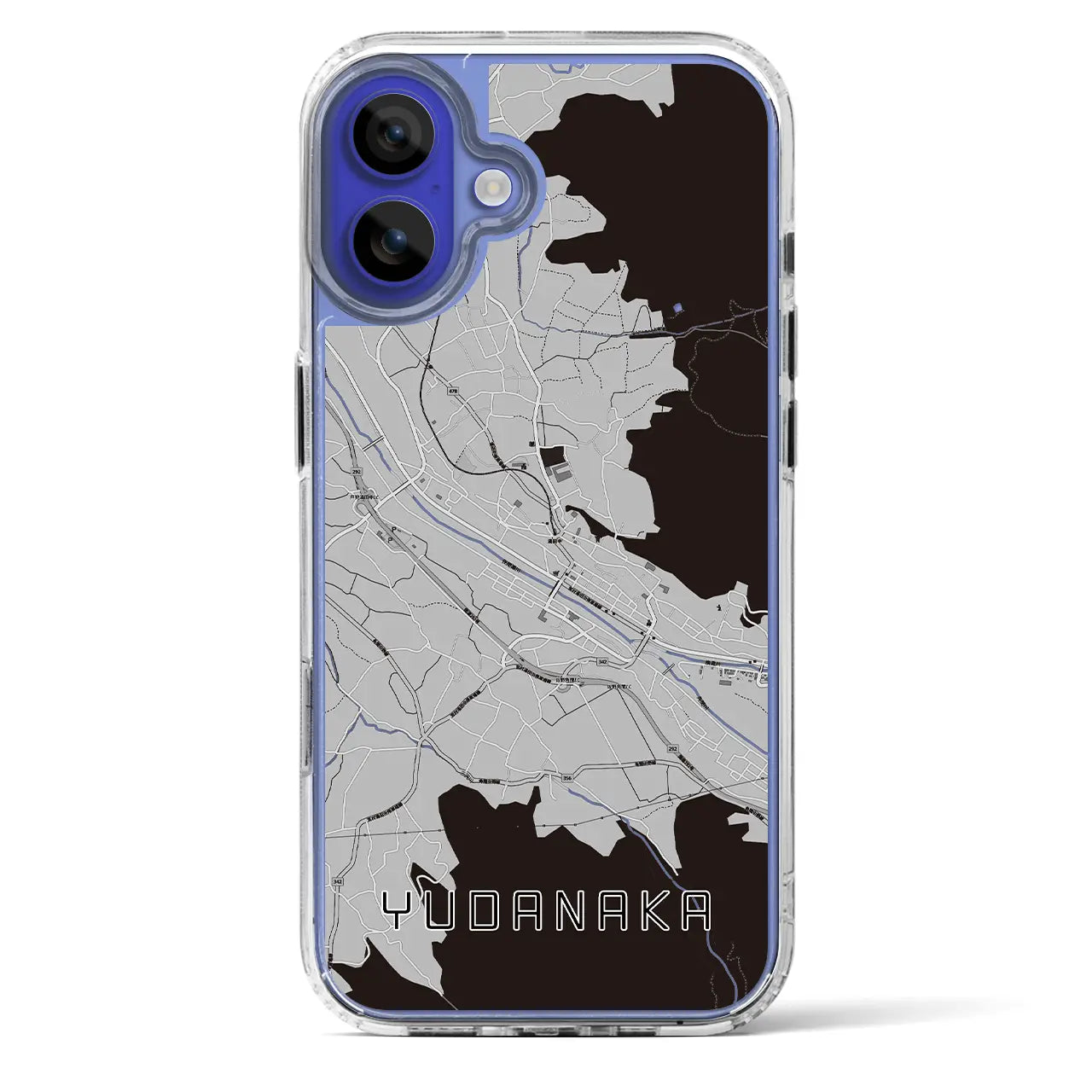 【湯田中(長野県)】地図柄iPhoneケース(MagSafeタイプ)