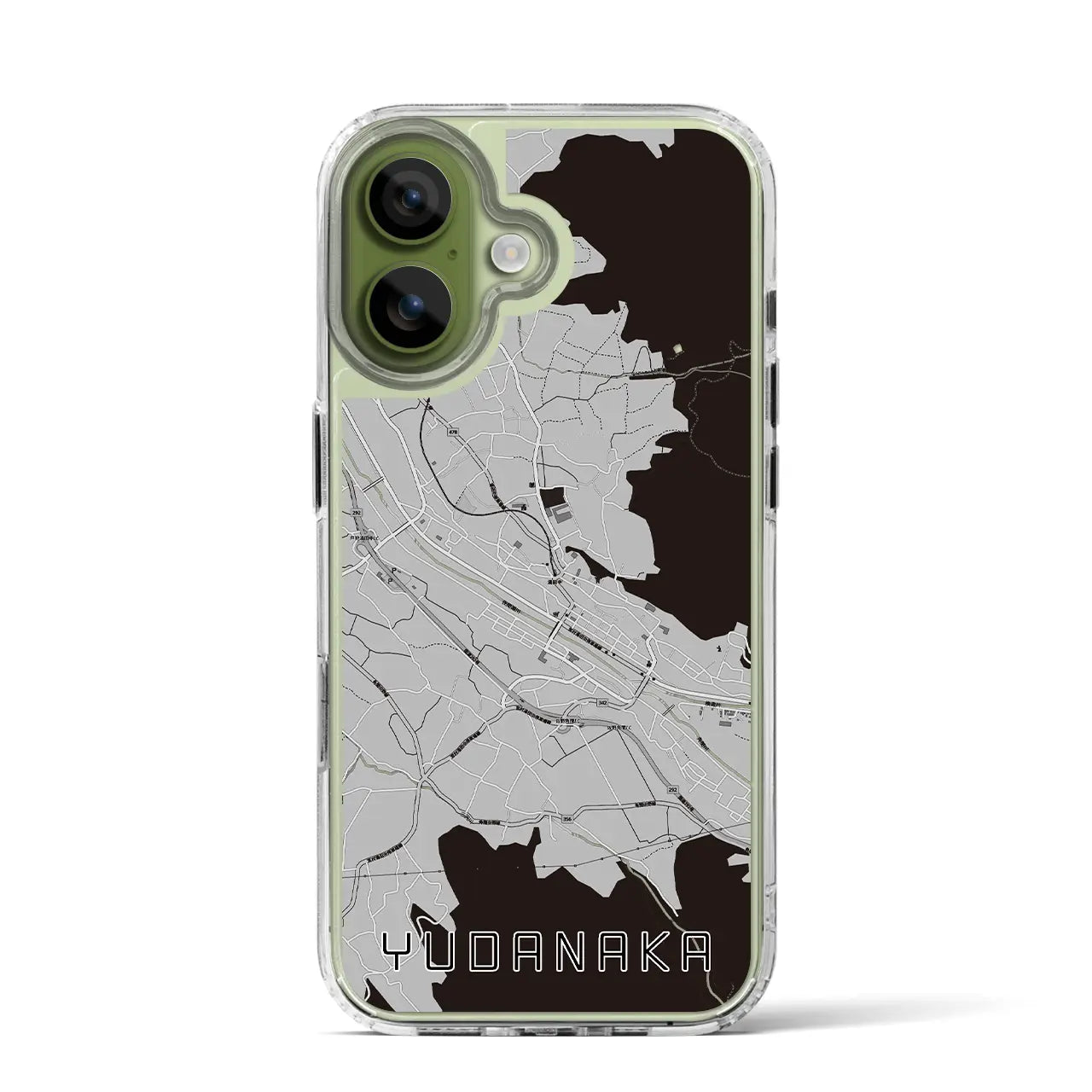 【湯田中(長野県)】地図柄iPhoneケース(MagSafeタイプ)