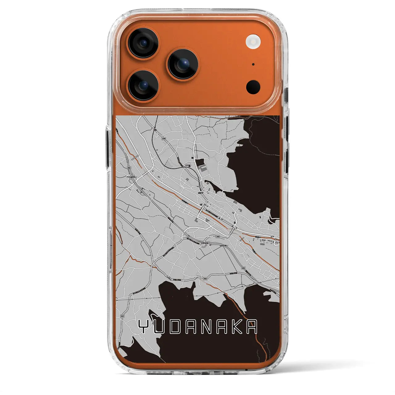 【湯田中(長野県)】地図柄iPhoneケース(MagSafeタイプ)