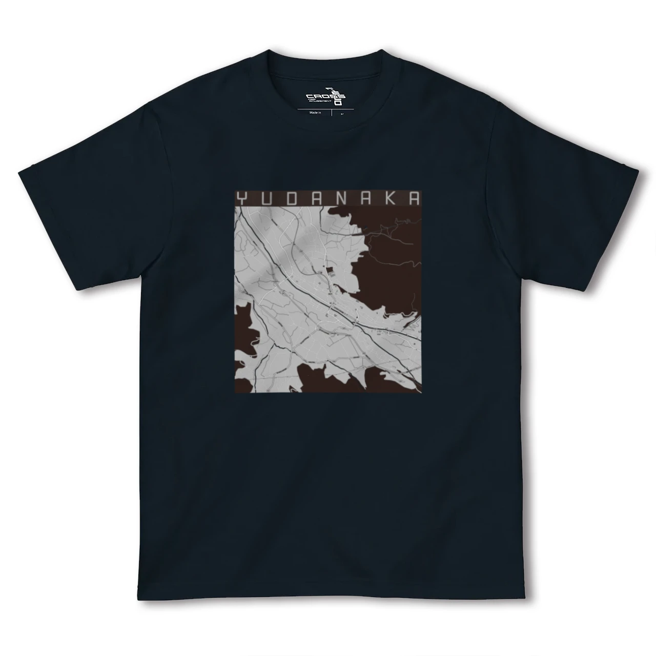 【湯田中(長野県)】地図柄ヘビーウェイトTシャツ