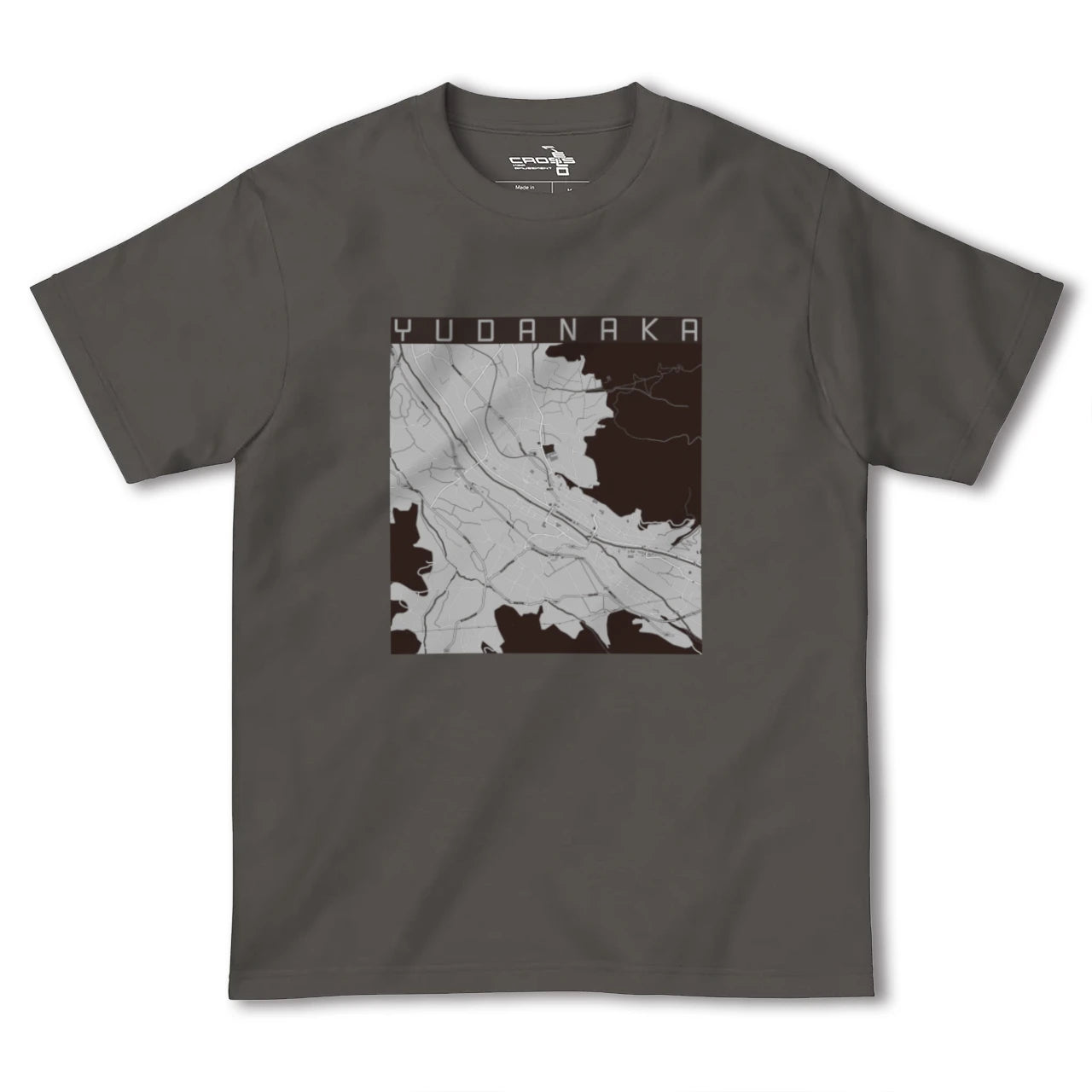 【湯田中(長野県)】地図柄ヘビーウェイトTシャツ