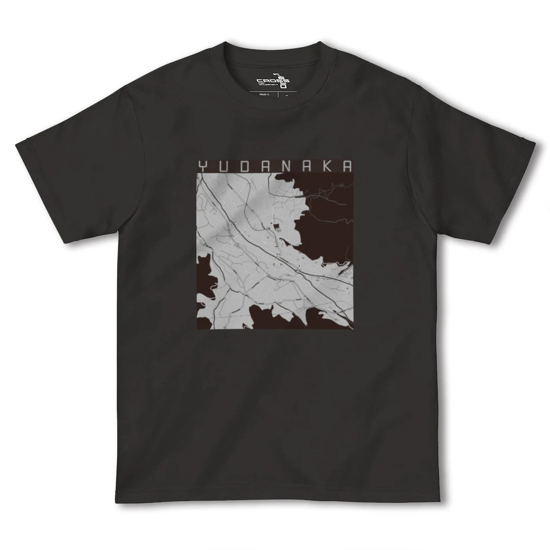 【湯田中(長野県)】地図柄ヘビーウェイトTシャツ