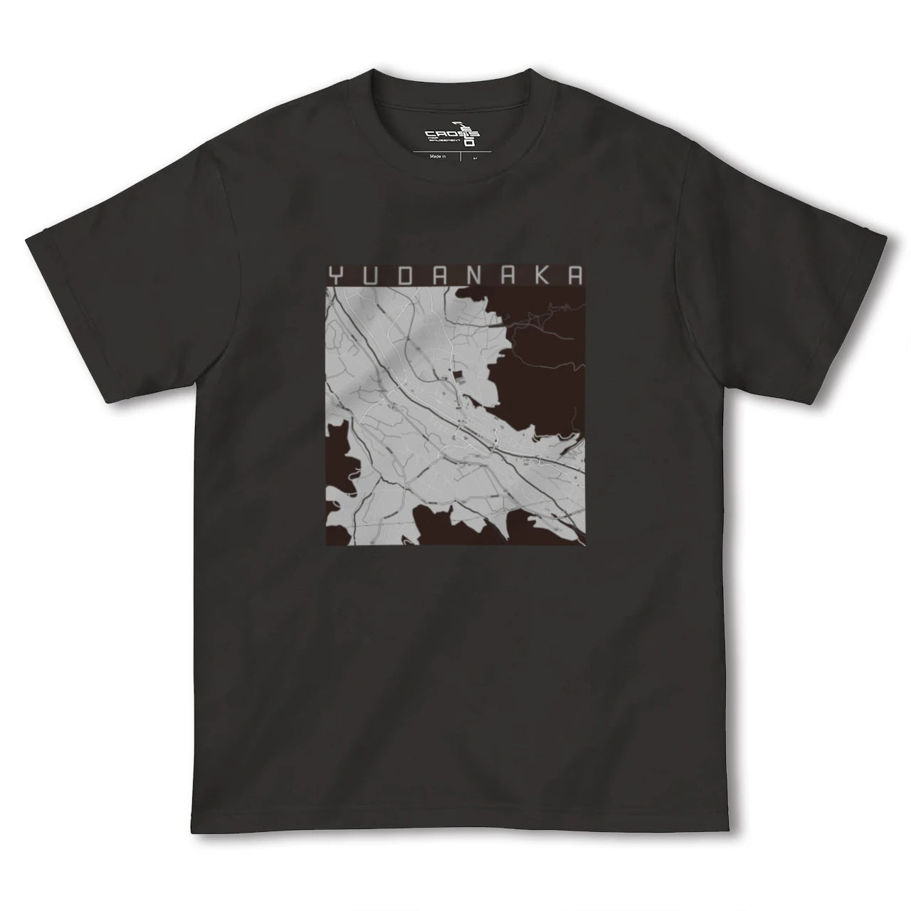 【湯田中(長野県)】地図柄ヘビーウェイトTシャツ