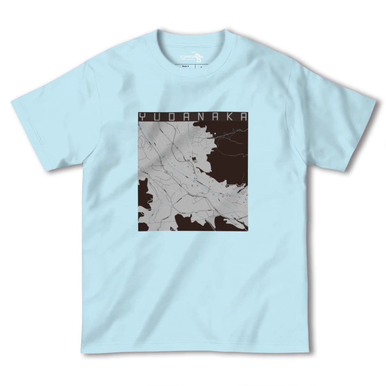 【湯田中(長野県)】地図柄ヘビーウェイトTシャツ