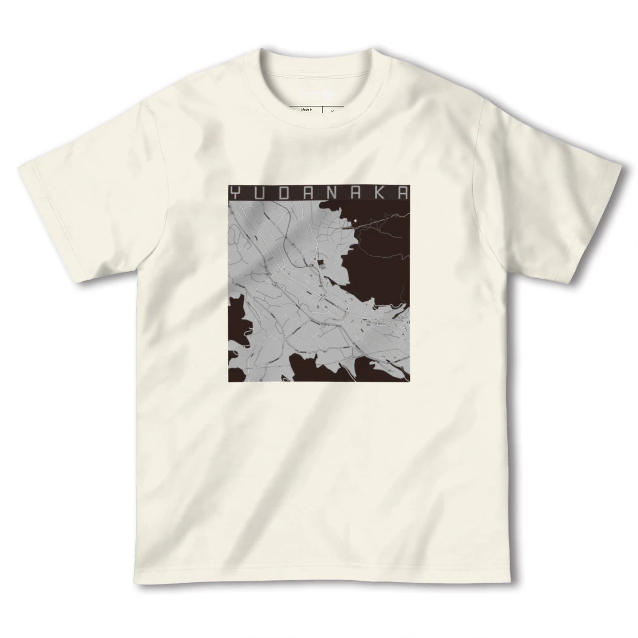 【湯田中(長野県)】地図柄ヘビーウェイトTシャツ