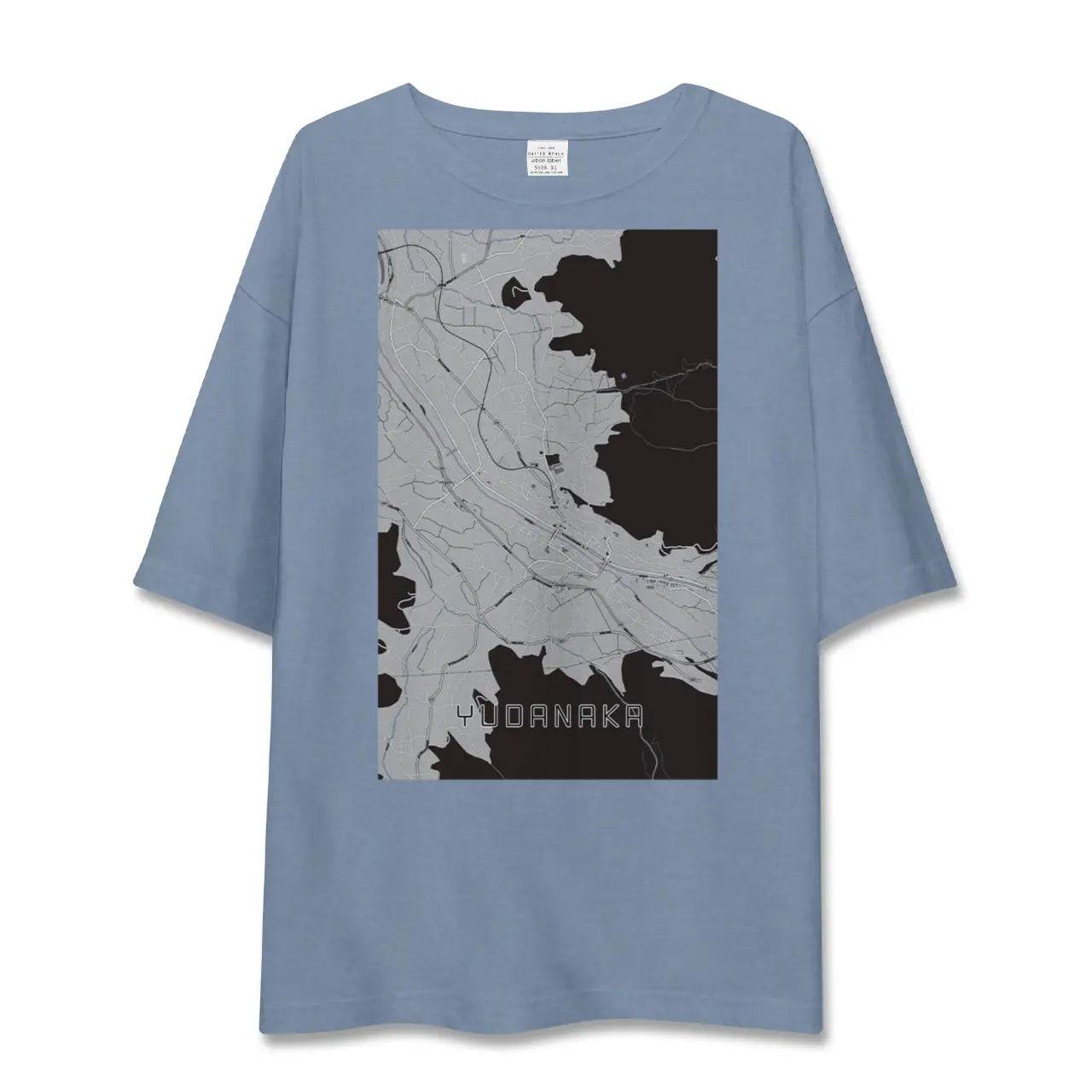 【湯田中(長野県)】地図柄ビッグシルエットTシャツ