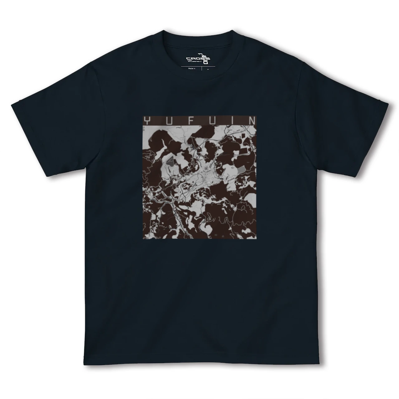 【湯布院(大分県)】地図柄ヘビーウェイトTシャツ