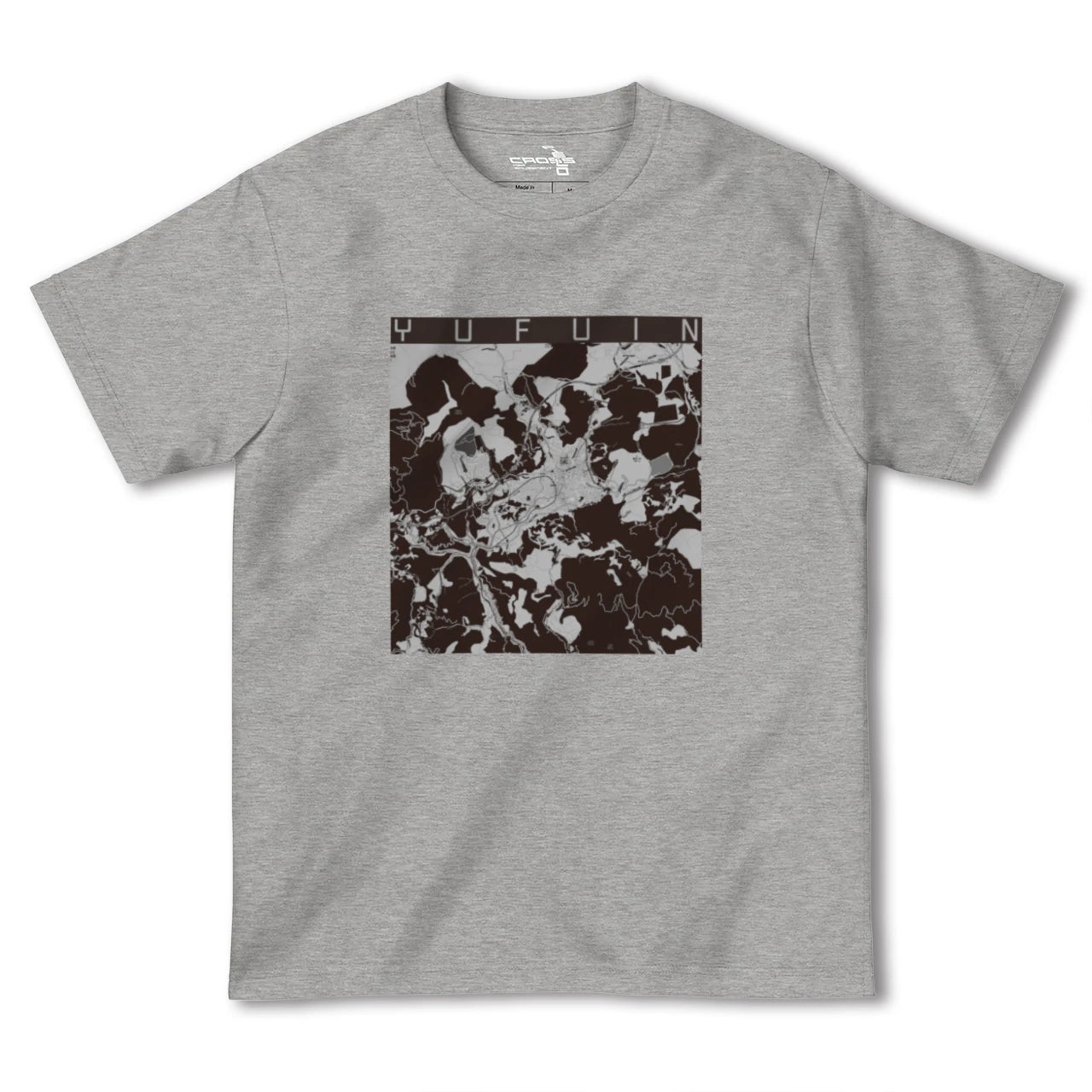 【湯布院(大分県)】地図柄ヘビーウェイトTシャツ