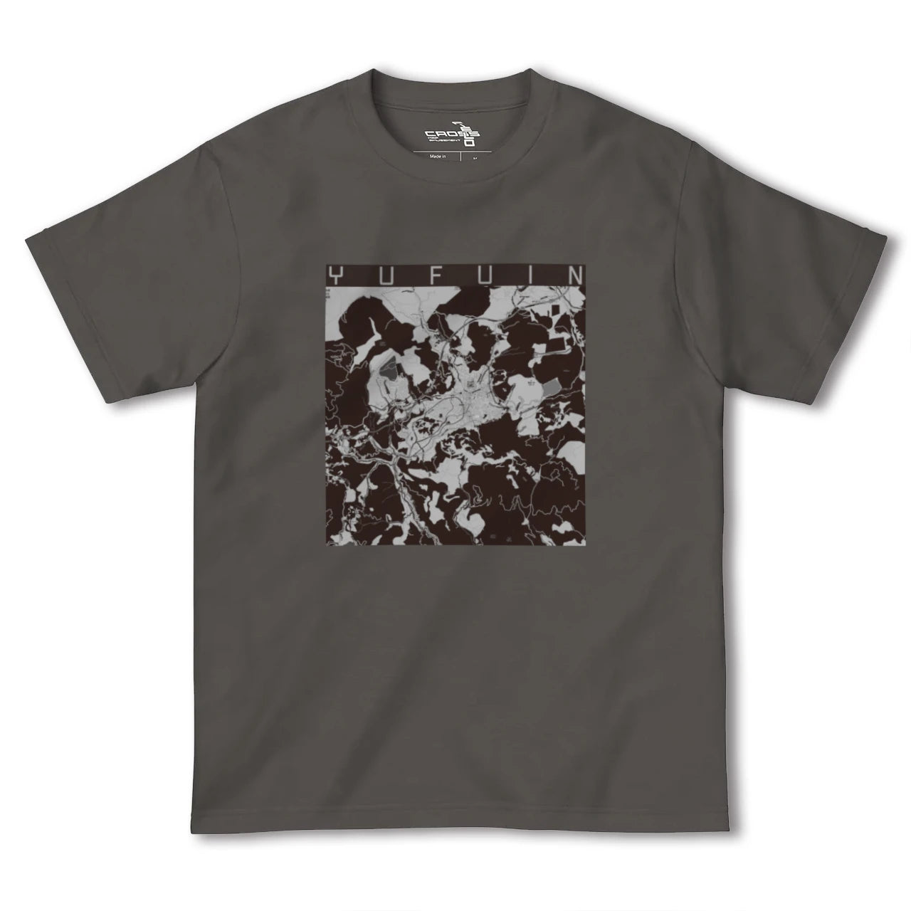 【湯布院(大分県)】地図柄ヘビーウェイトTシャツ
