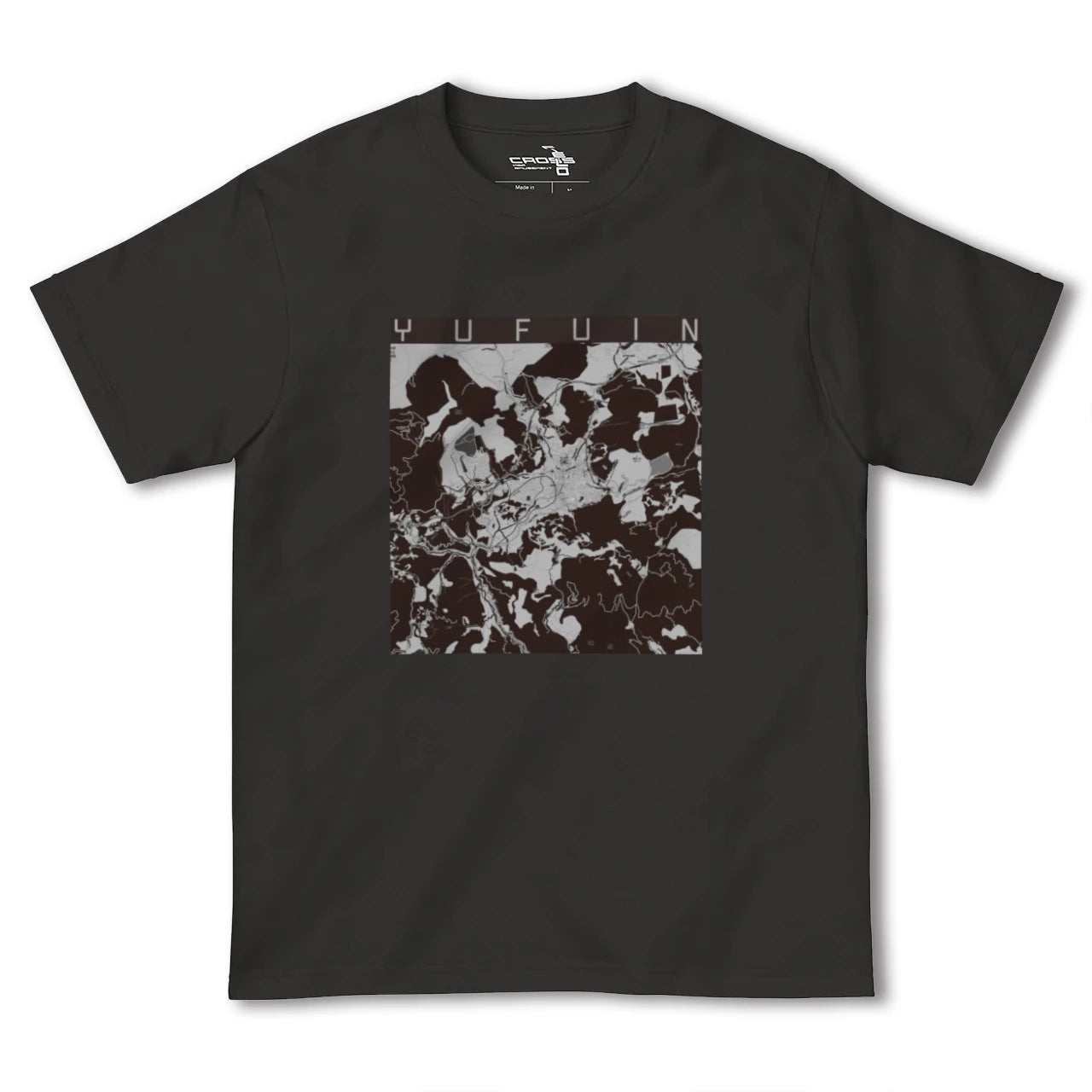 【湯布院(大分県)】地図柄ヘビーウェイトTシャツ