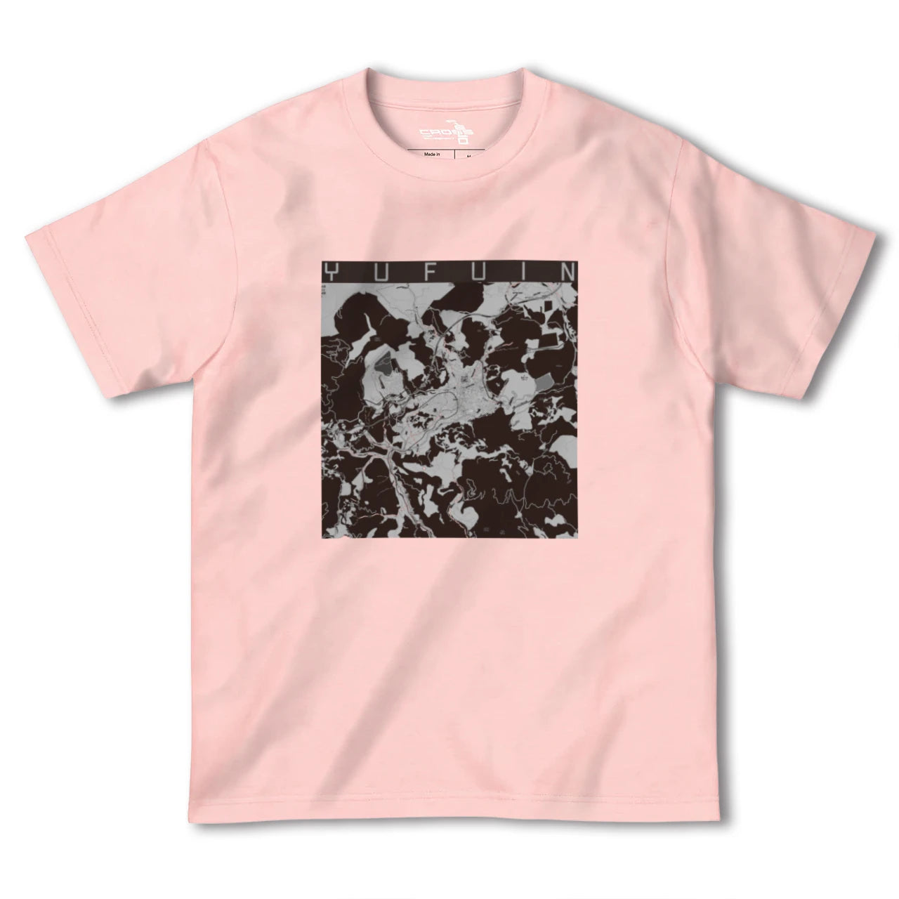 【湯布院(大分県)】地図柄ヘビーウェイトTシャツ