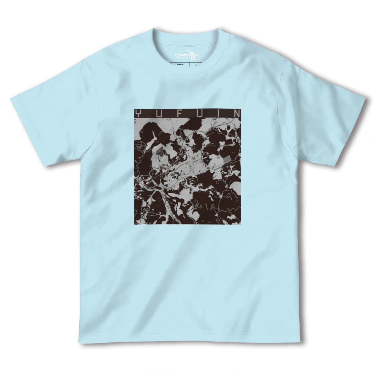 【湯布院(大分県)】地図柄ヘビーウェイトTシャツ