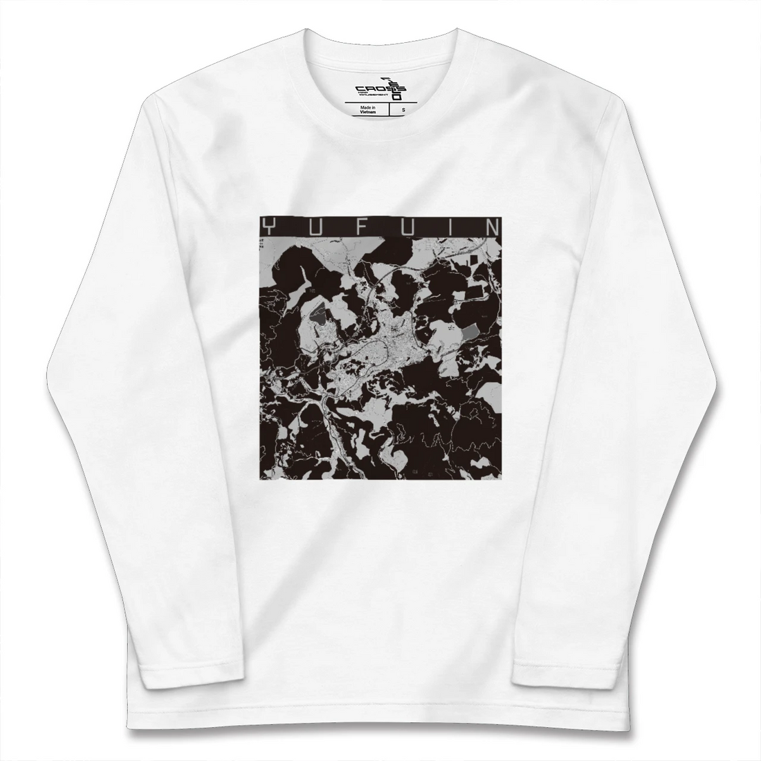 【湯布院(大分県)】地図柄ロングスリーブTシャツ