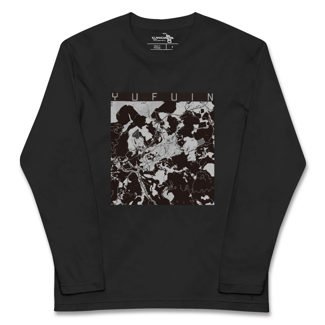 【湯布院(大分県)】地図柄ロングスリーブTシャツ