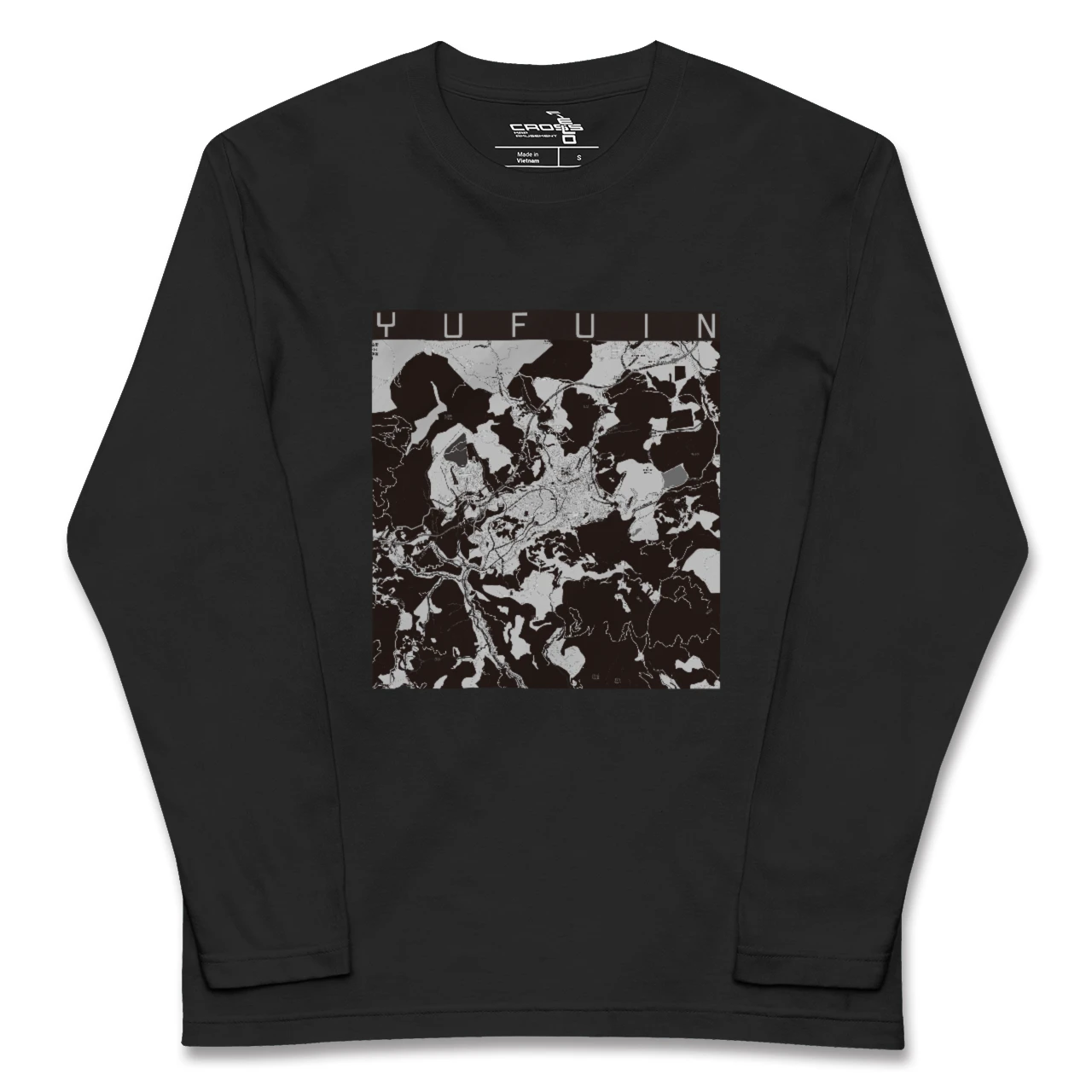 【湯布院(大分県)】地図柄ロングスリーブTシャツ