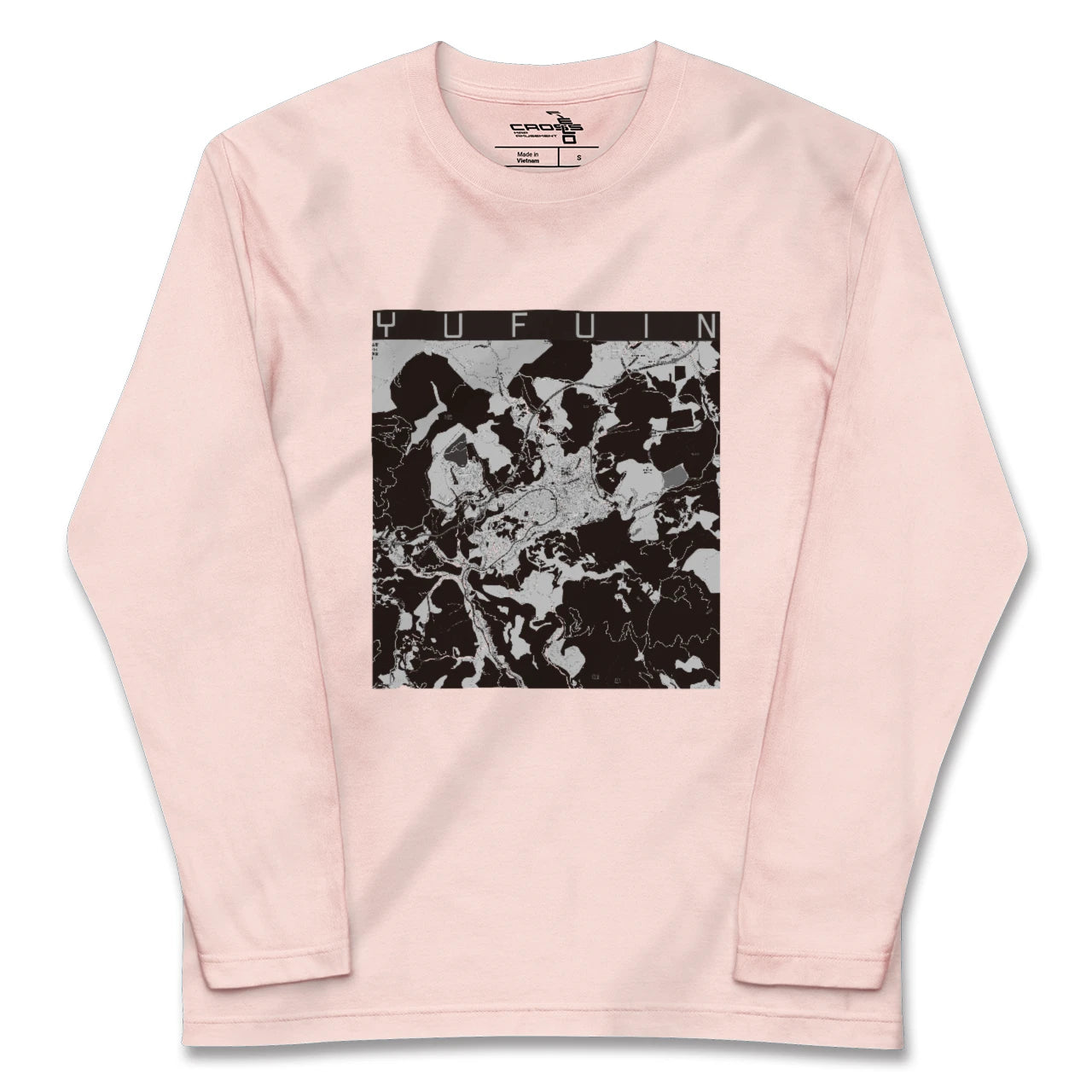 【湯布院(大分県)】地図柄ロングスリーブTシャツ