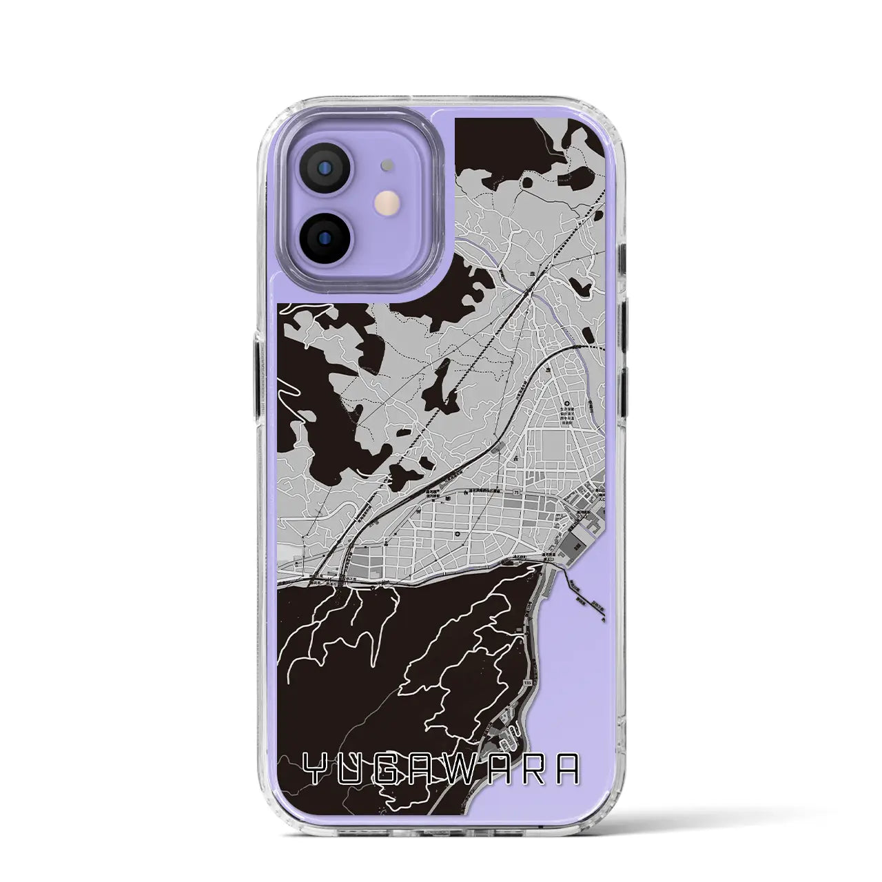 【湯河原(神奈川県)】地図柄iPhoneケース(MagSafeタイプ)