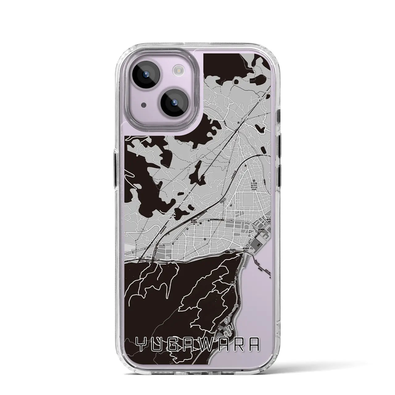 【湯河原(神奈川県)】地図柄iPhoneケース(MagSafeタイプ)