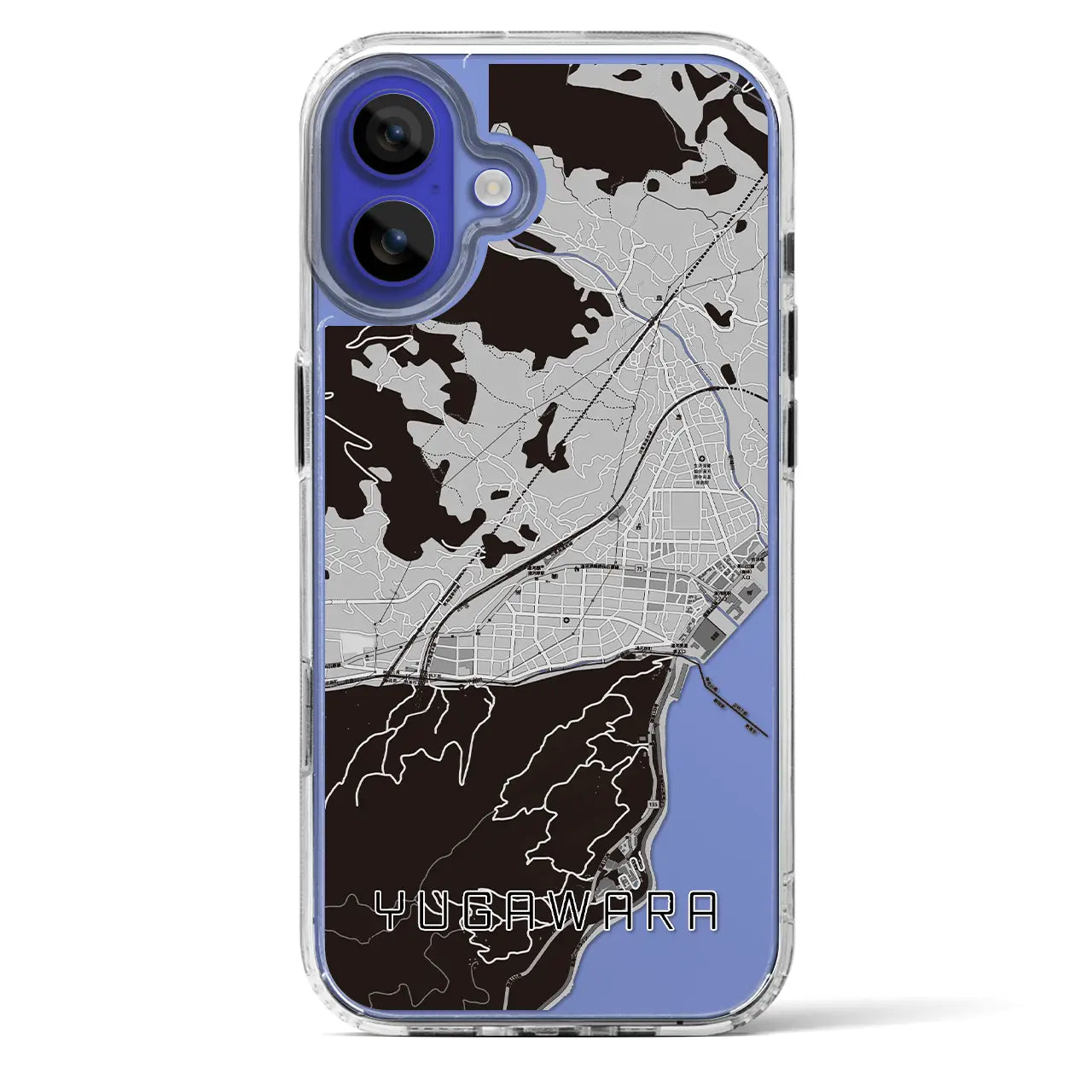 【湯河原(神奈川県)】地図柄iPhoneケース(MagSafeタイプ)