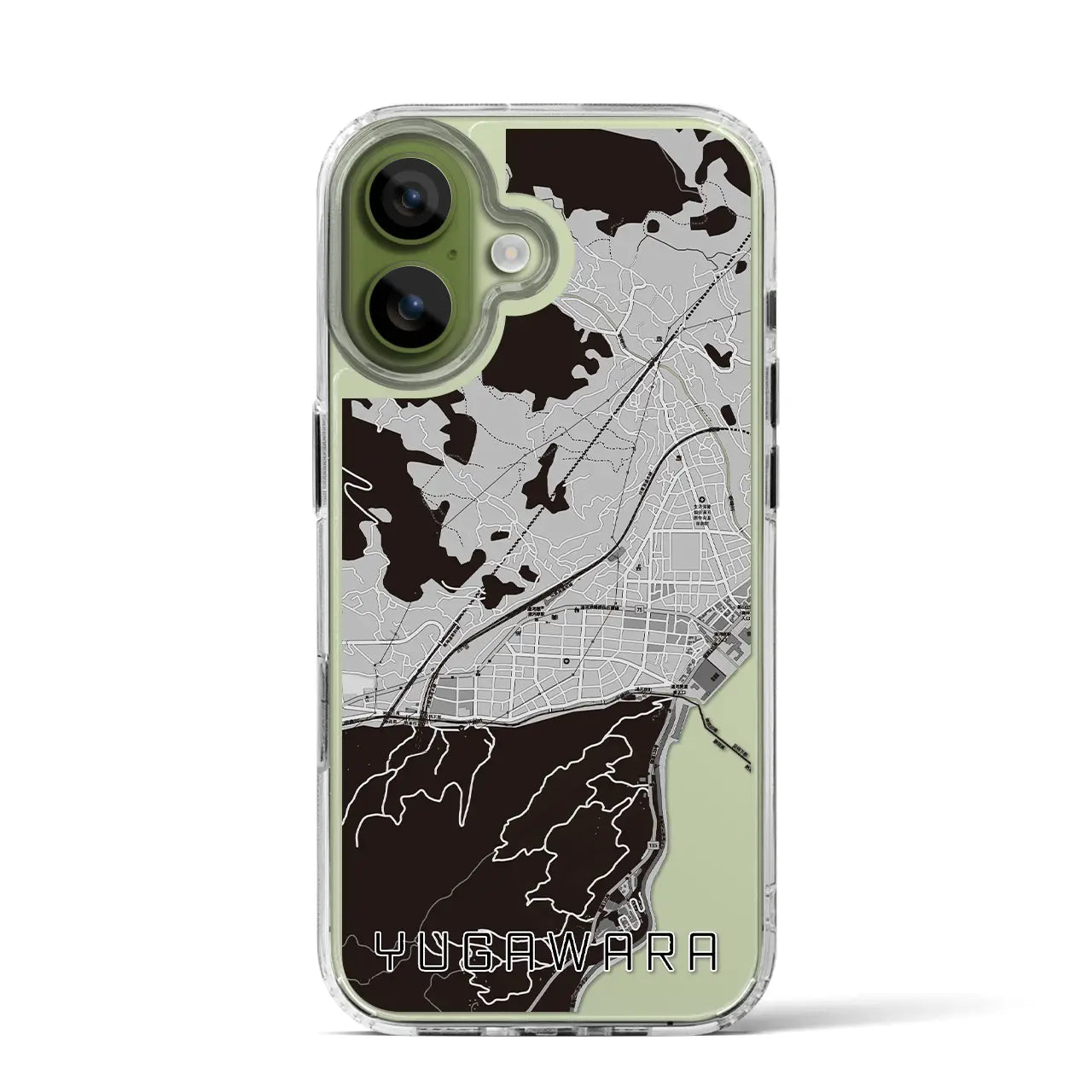 【湯河原(神奈川県)】地図柄iPhoneケース(MagSafeタイプ)