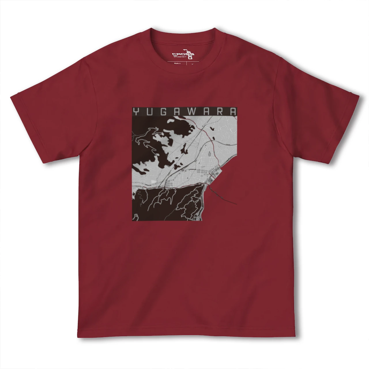【湯河原(神奈川県)】地図柄ヘビーウェイトTシャツ