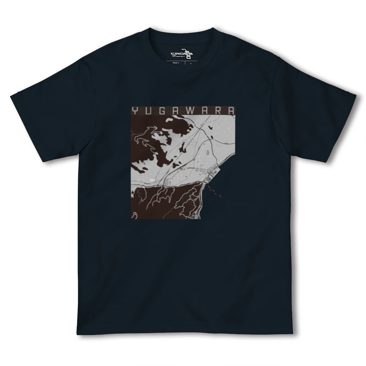 【湯河原(神奈川県)】地図柄ヘビーウェイトTシャツ