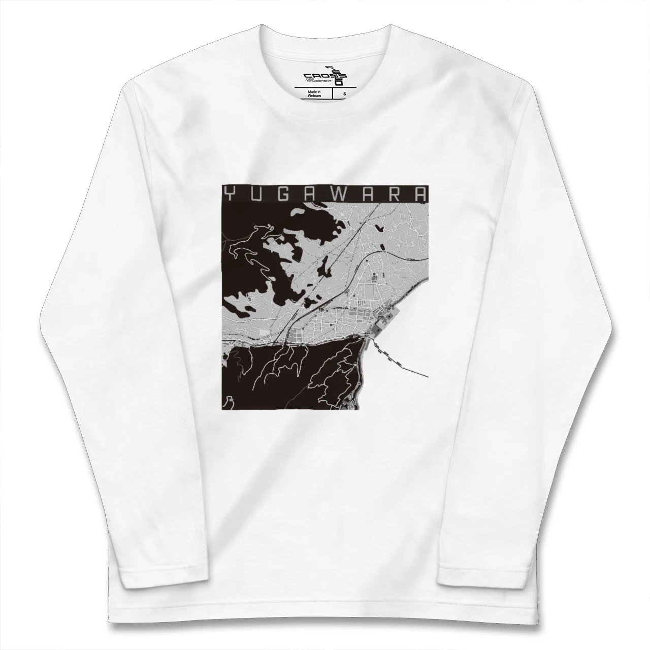 【湯河原(神奈川県)】地図柄ロングスリーブTシャツ