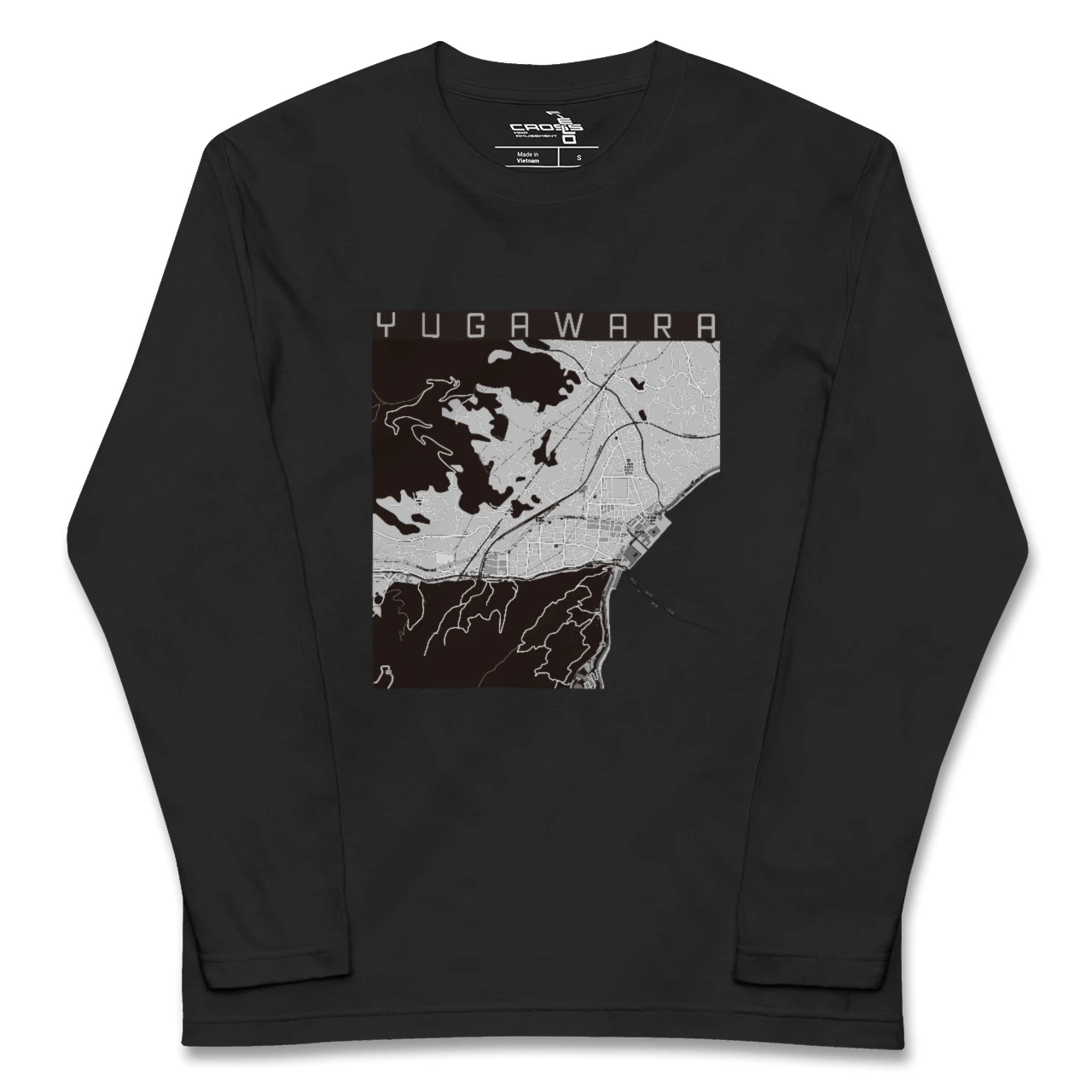 【湯河原(神奈川県)】地図柄ロングスリーブTシャツ