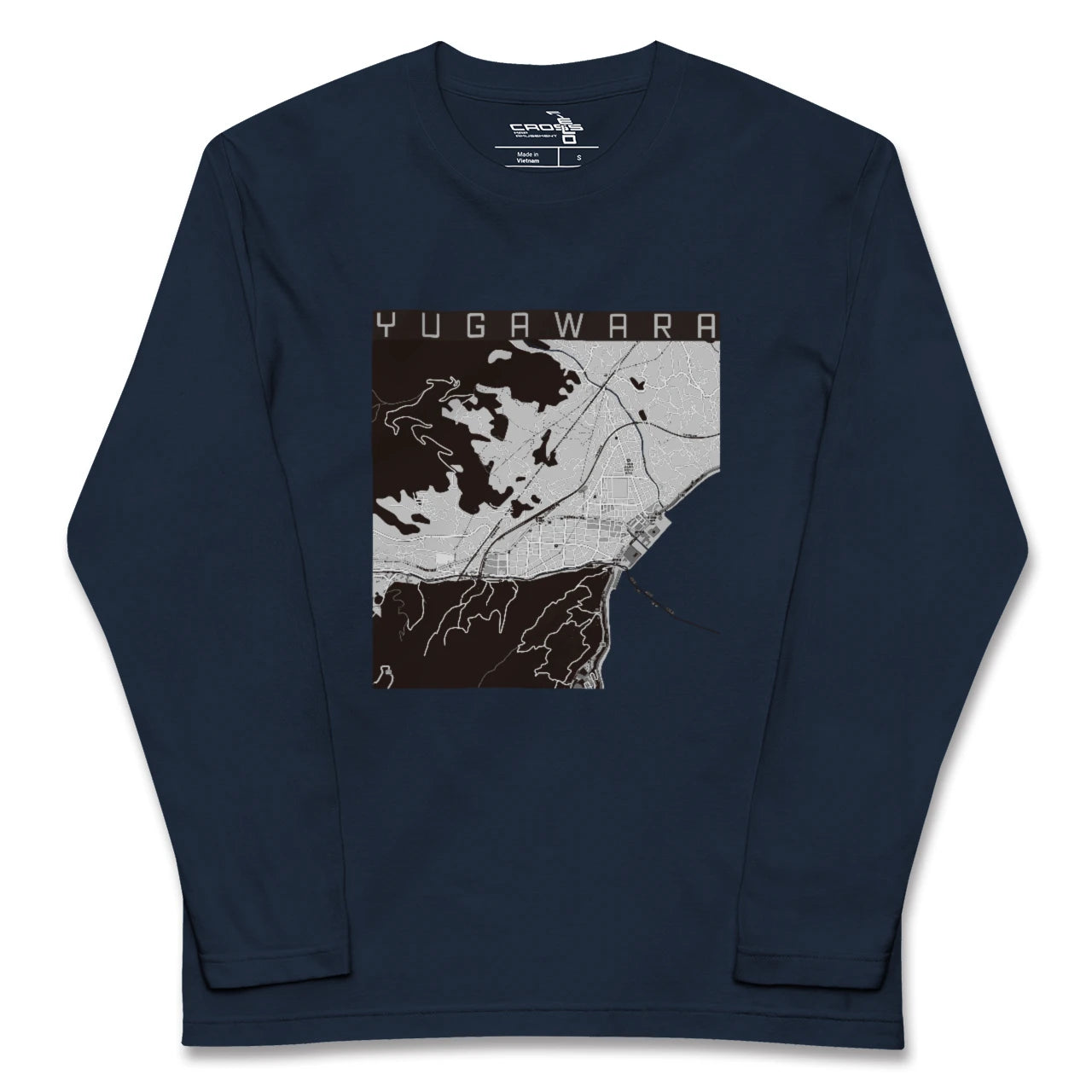 【湯河原(神奈川県)】地図柄ロングスリーブTシャツ