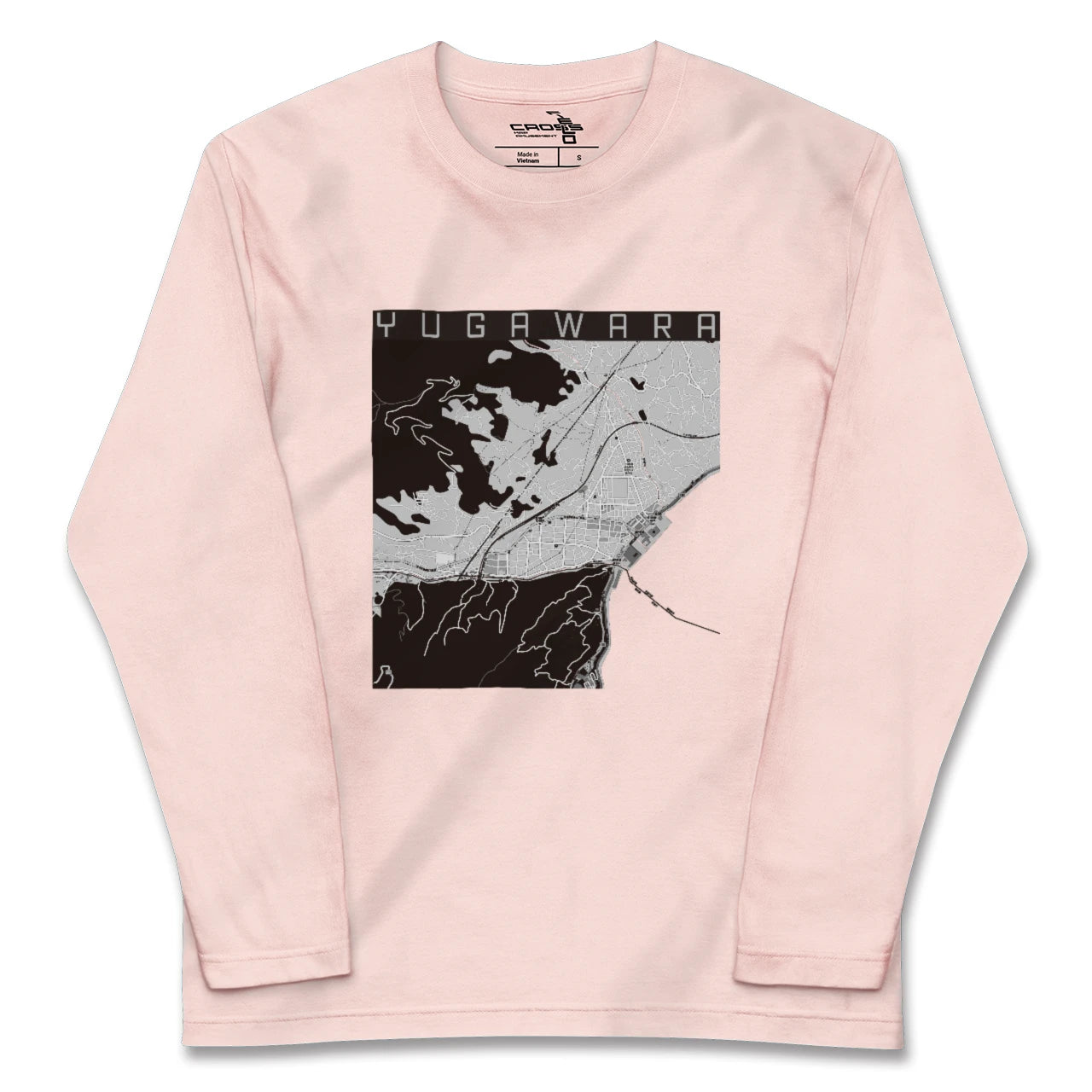 【湯河原(神奈川県)】地図柄ロングスリーブTシャツ