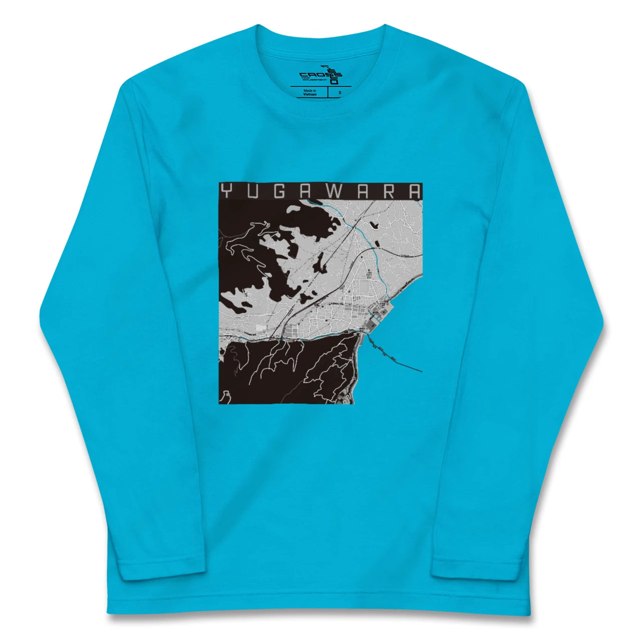 【湯河原(神奈川県)】地図柄ロングスリーブTシャツ