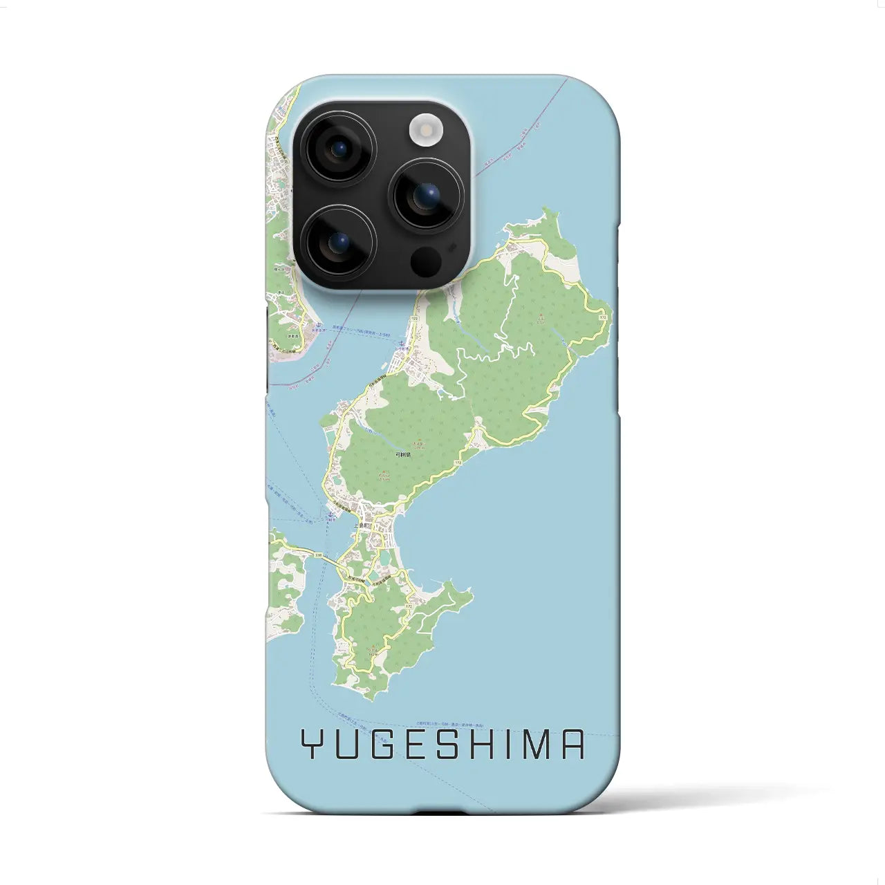 【弓削島(愛媛県)】地図柄iPhoneケース(バックカバータイプ)