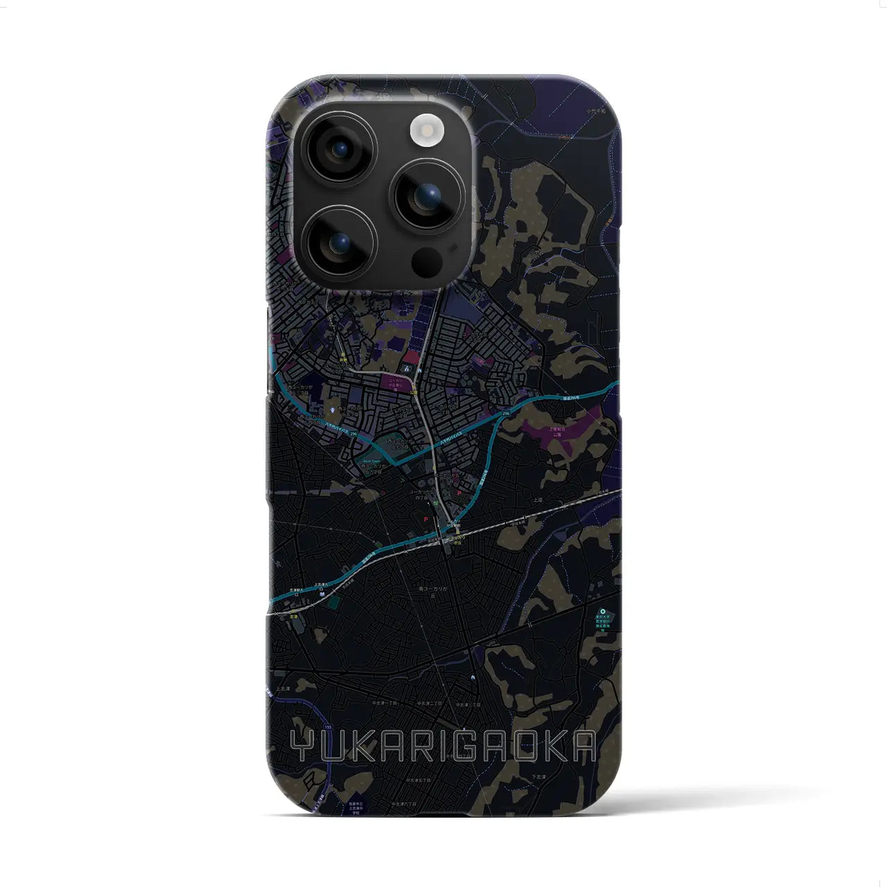 【ユーカリが丘(千葉県)】地図柄iPhoneケース(バックカバータイプ)