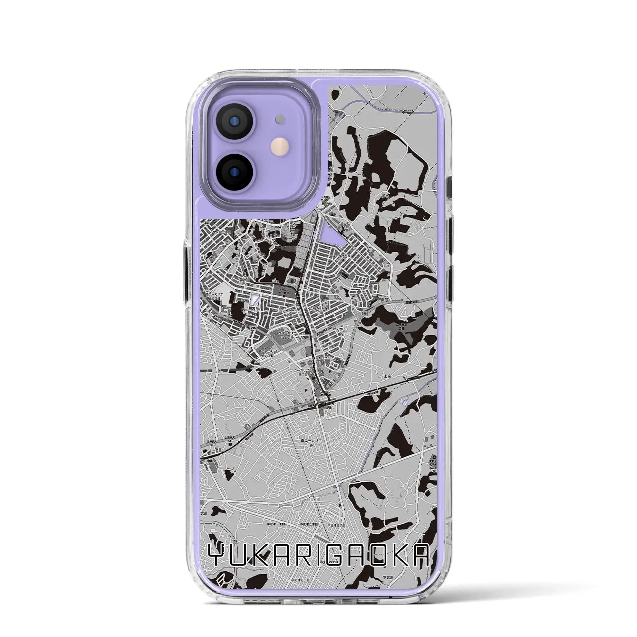 【ユーカリが丘(千葉県)】地図柄iPhoneケース(MagSafeタイプ)