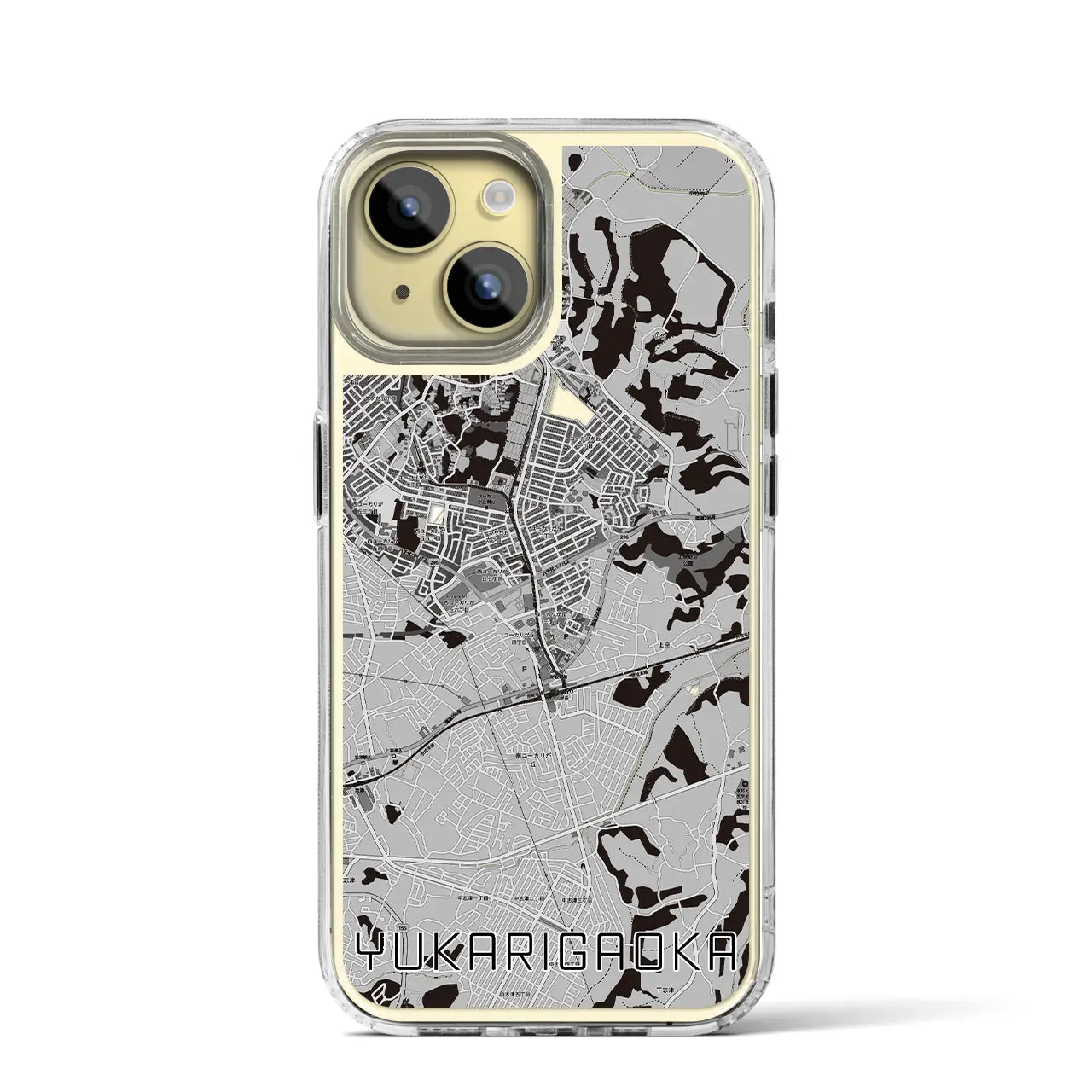 【ユーカリが丘(千葉県)】地図柄iPhoneケース(MagSafeタイプ)