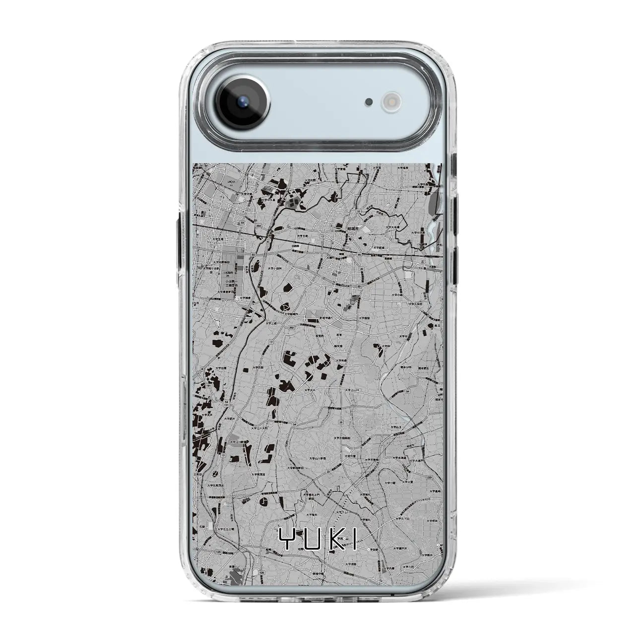 【結城(茨城県)】地図柄iPhoneケース(MagSafeタイプ)