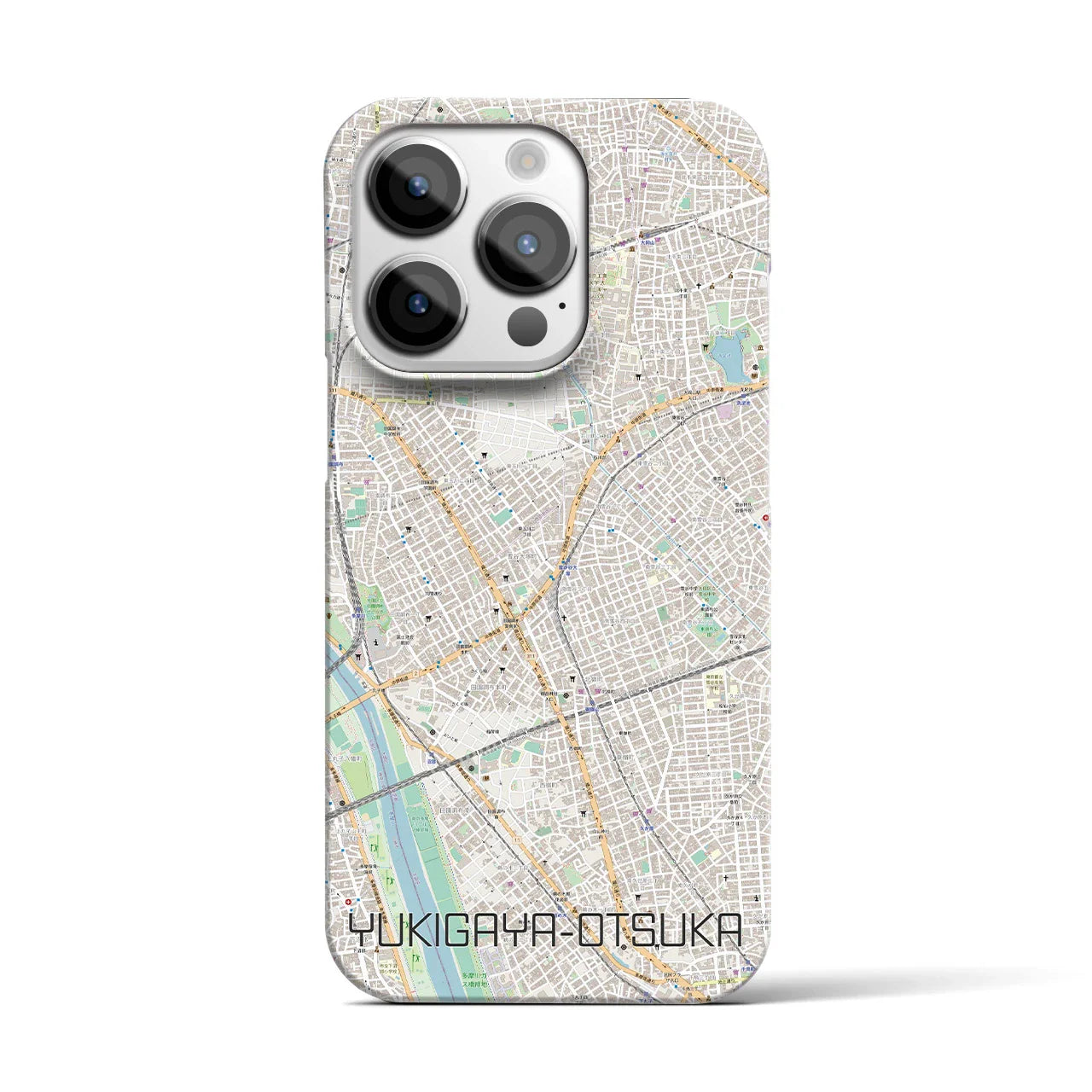 【雪が谷大塚(東京都)】地図柄iPhoneケース(バックカバータイプ)