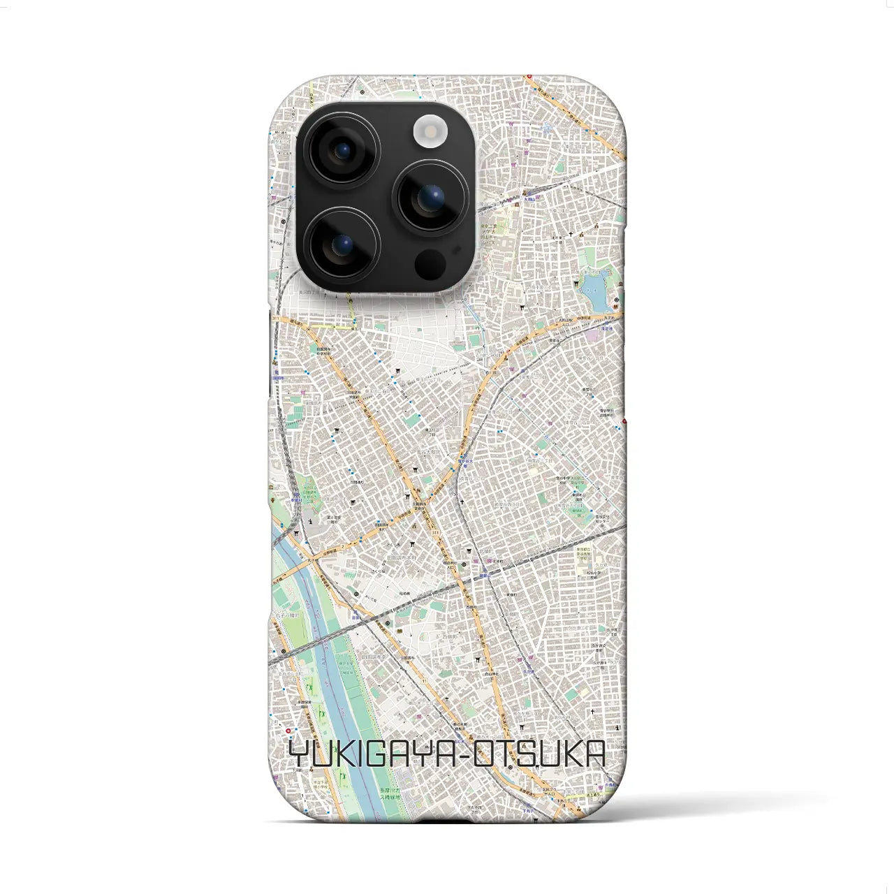 【雪が谷大塚(東京都)】地図柄iPhoneケース(バックカバータイプ)