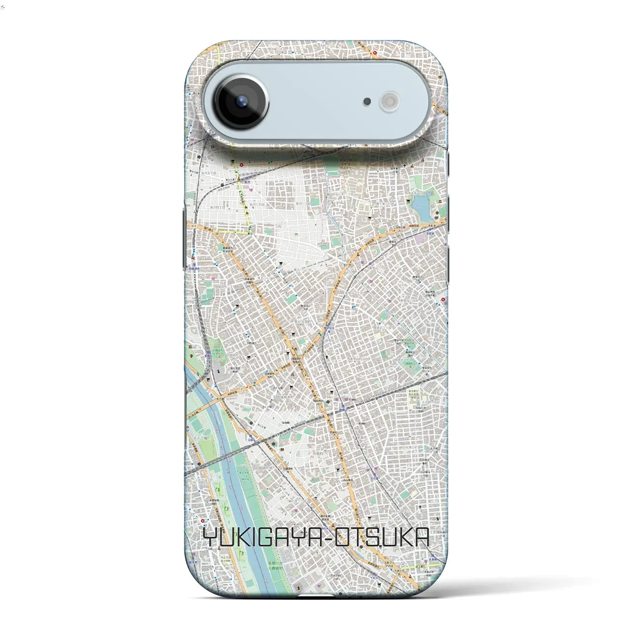 【雪が谷大塚(東京都)】地図柄iPhoneケース(バックカバータイプ)